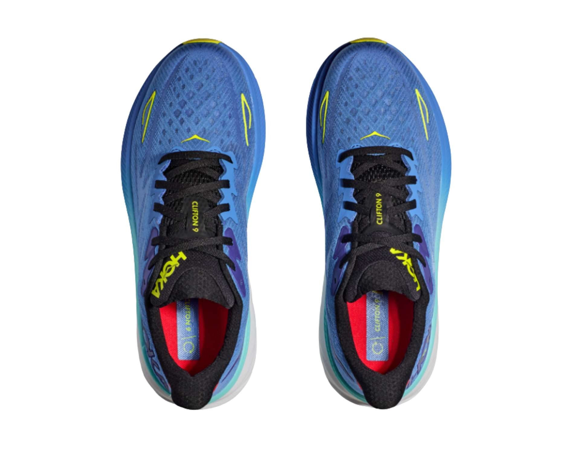 Hoka One One Clifton 9 Men's Running Shoes - Lightweight Cushioned Road Running Sneakers for Marathon Training & Daily Jogging