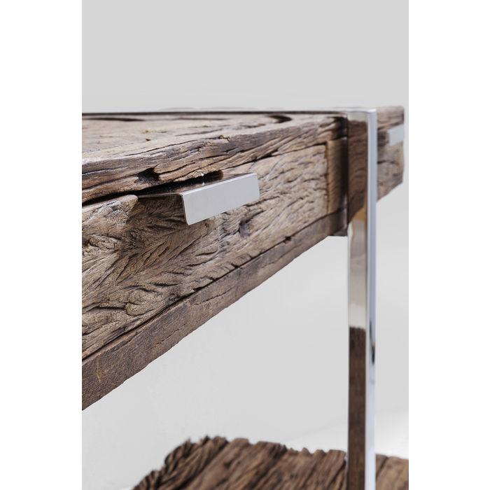 Rustic Console Table 180x46cm - Solid Wood Entryway Sofa Table for Living Room, Hallway & Bedroom Decor