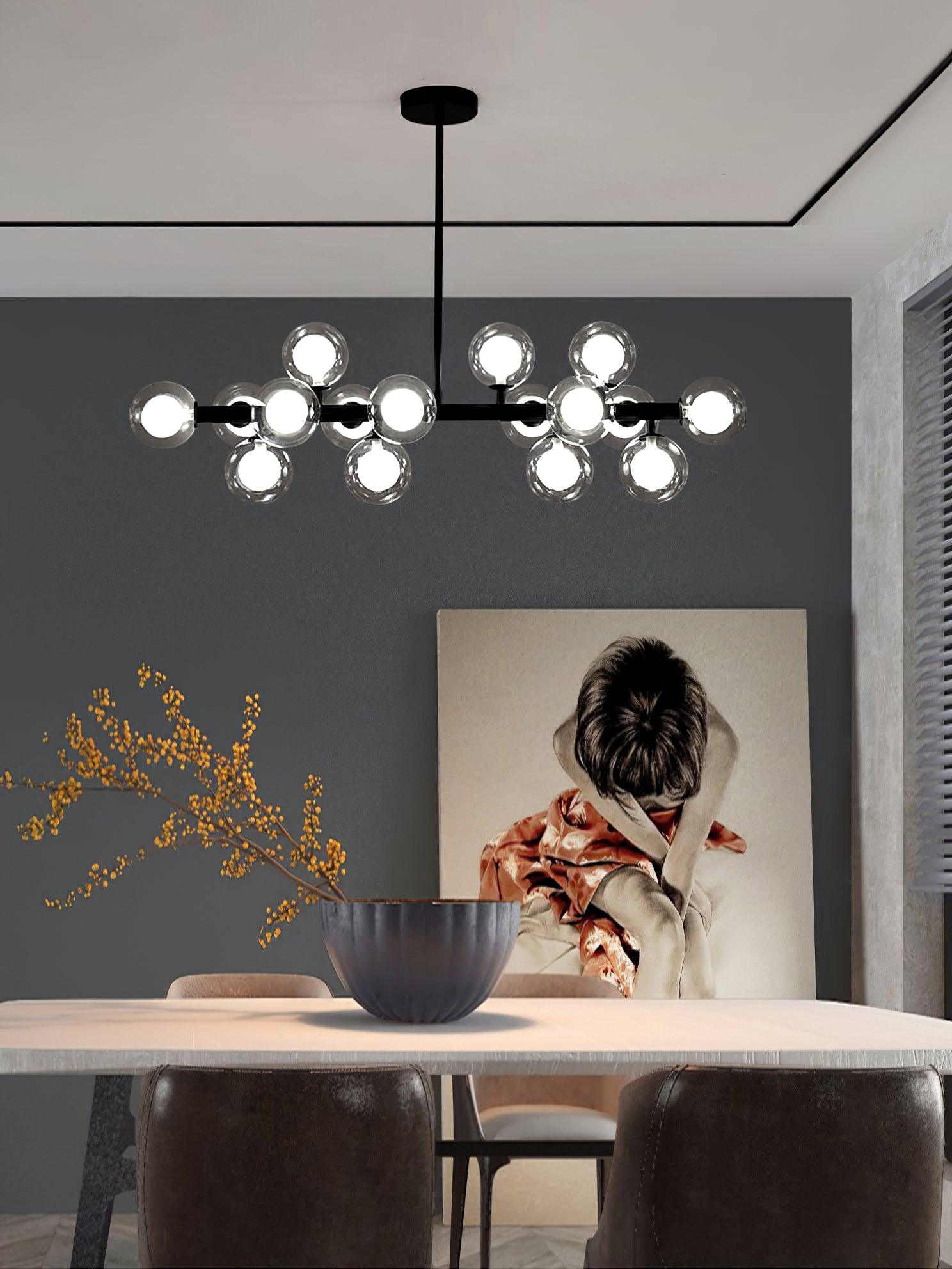 Elegant Aurelia Crystal Chandelier - Modern Ceiling Light Fixture for Dining Room, Living Room & Bedroom | Perfect for Home Decor, Wedding & Special Occasions