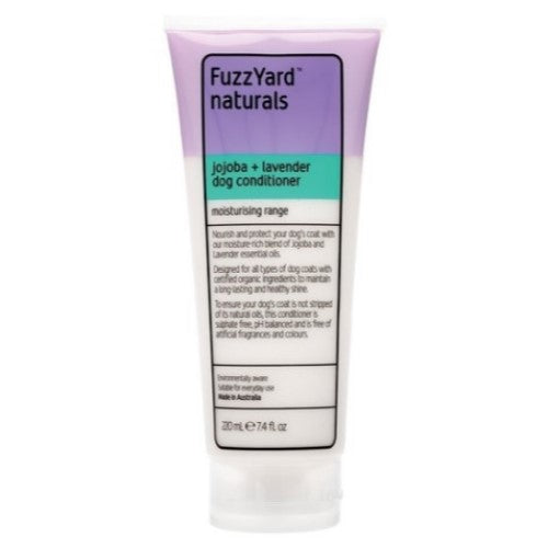 FuzzYard Dog Shampoo & Conditioner - Jojoba & Lavender Moisturizing Pet Grooming Supplies for Soft Fur & Healthy Skin | Perfect for Bath Time & Professional Dog Grooming