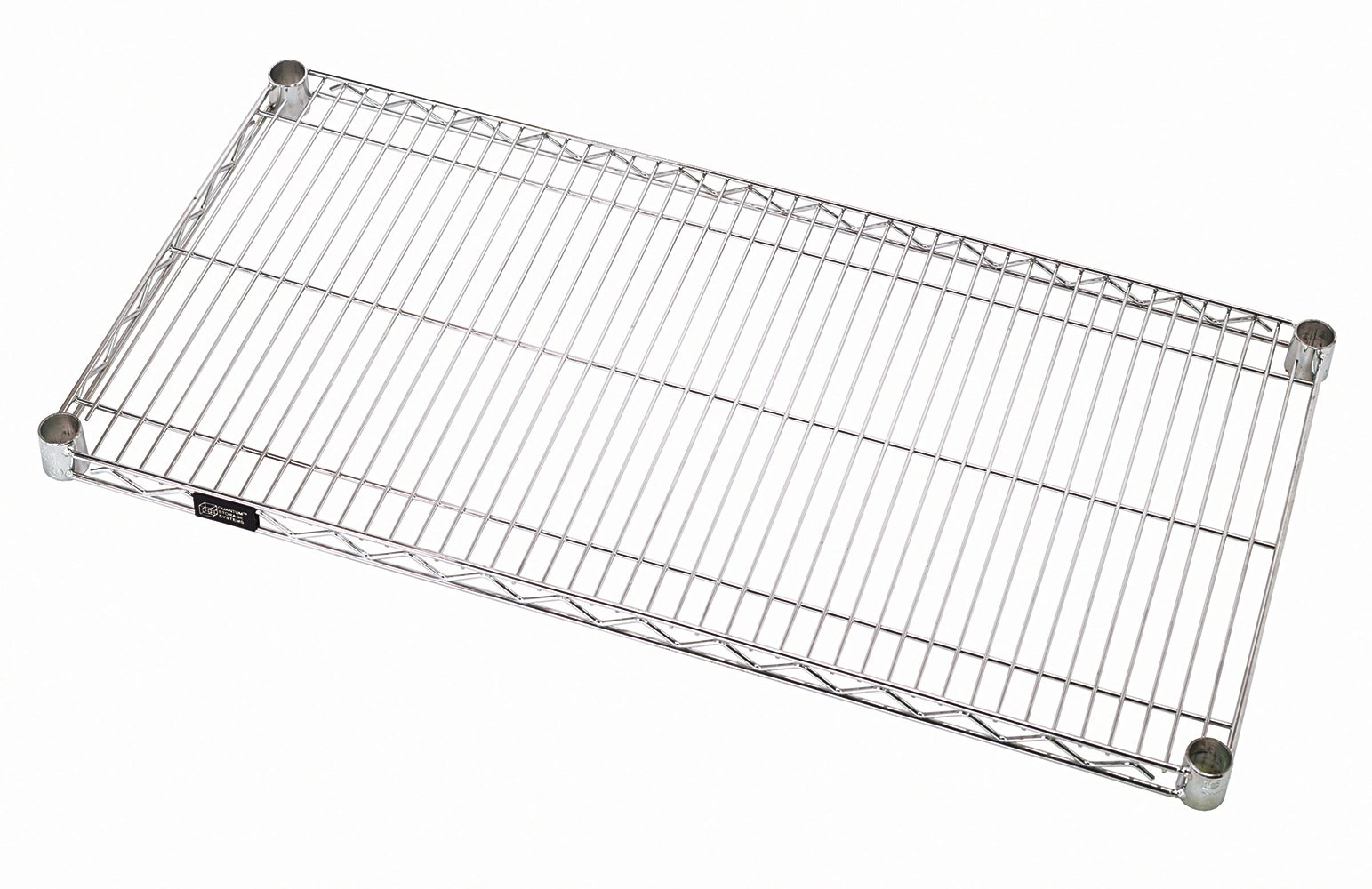 Aviditi Chrome Metal Wire Shelf - 36 x 18 Inches, 800 LBS Capacity - Heavy Duty Storage Rack with 4 Shelves for Garage, Kitchen, Pantry & Warehouse Organization