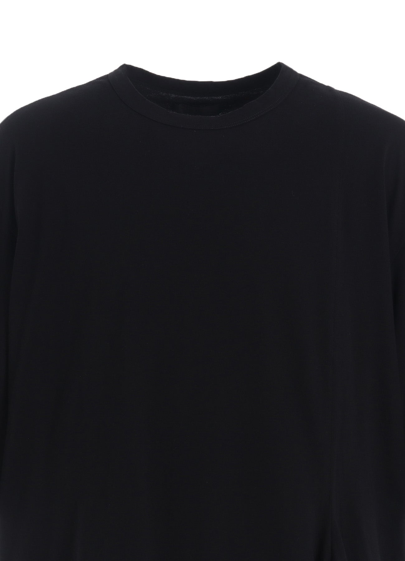 Soft Cotton Jersey Fabric Switch H/S Draped T-Shirt for Women - Comfortable Casual Wear for Everyday Outfits and Layering