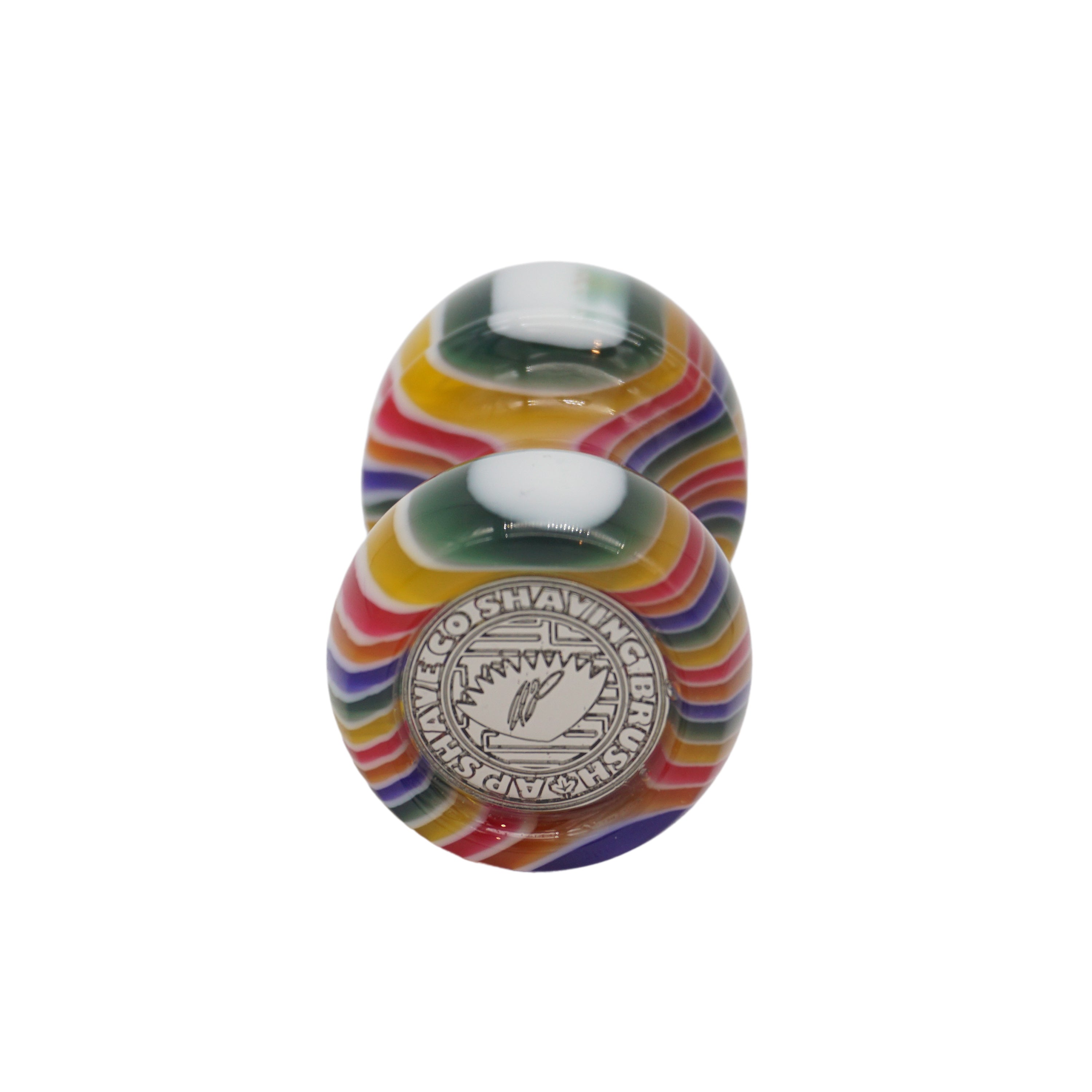 Handcrafted Candy Stripe Shaving Brush Handle - Fits 24mm & 26mm Knots - Perfect for Wet Shaving & Grooming Gifts