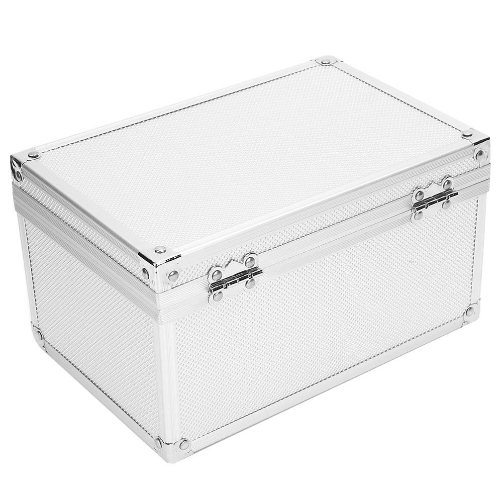 Heavy Duty Aluminum Tool Box - Portable 9.05x5.9x4.9 Inch Alloy Tool Case for Tools & Instruments - Perfect for Mechanics, Electricians & DIY Projects