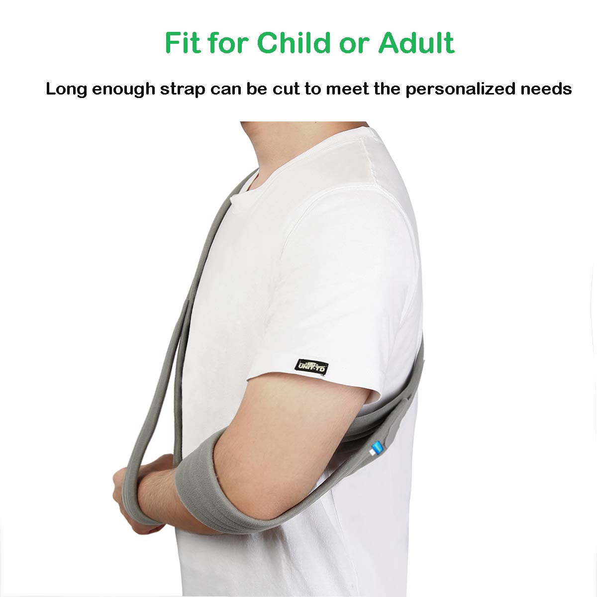 Adjustable Arm Sling for Broken & Fractured Bones - Medical Shoulder Support Strap with Rotator Cuff Immobilizer - Lightweight & Comfortable for Left or Right Arm - Men & Women (Ideal for Post-Surgery, Sports Injuries & Daily Recovery)