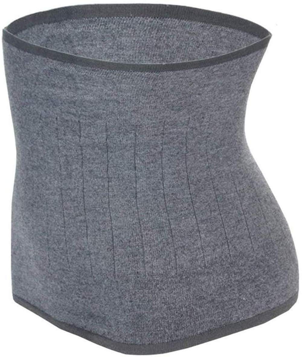 Premium Cashmere Kidney Warmer Belt - Soft Elastic Waist Support for Back Pain Relief - Winter Warmth & Comfort - Ideal for Office, Travel & Cold Weather (Grey)