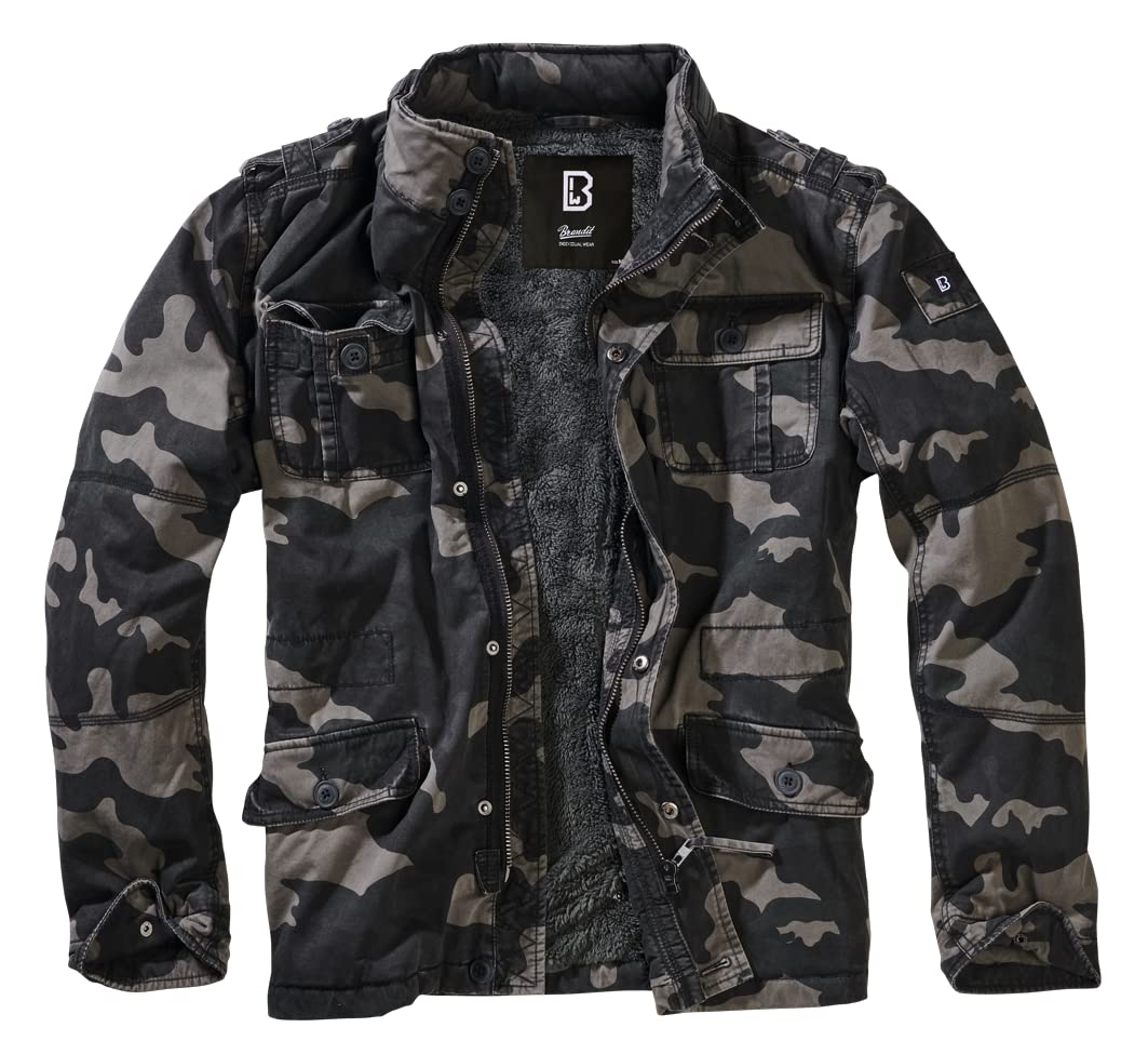 Brandit Britannia Heavyweight Winter Jacket for Men - 5XL Size, Warm Insulated Coat for Cold Weather, Outdoor Activities & Workwear
