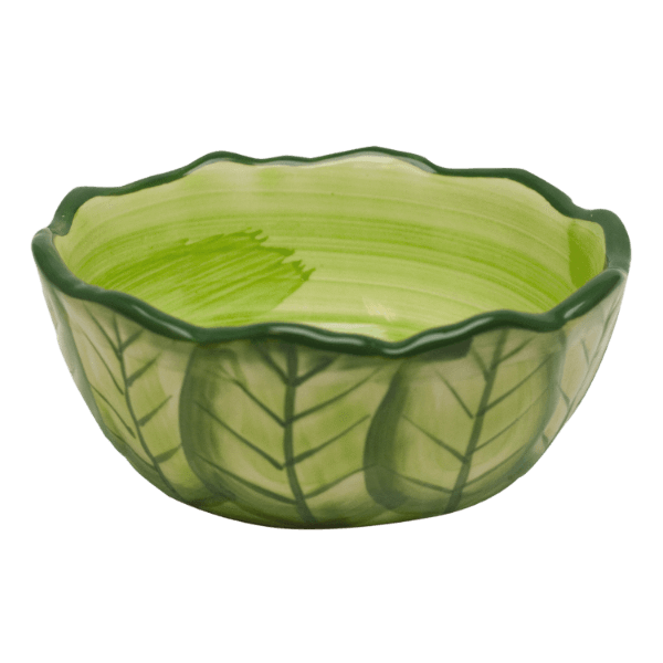 Kaytee Vege T Bowl Cabbage - Healthy Small Pet Food Bowl for Rabbits, Guinea Pigs & Hamsters - Perfect for Cage Feeding & Treat Dispensing
