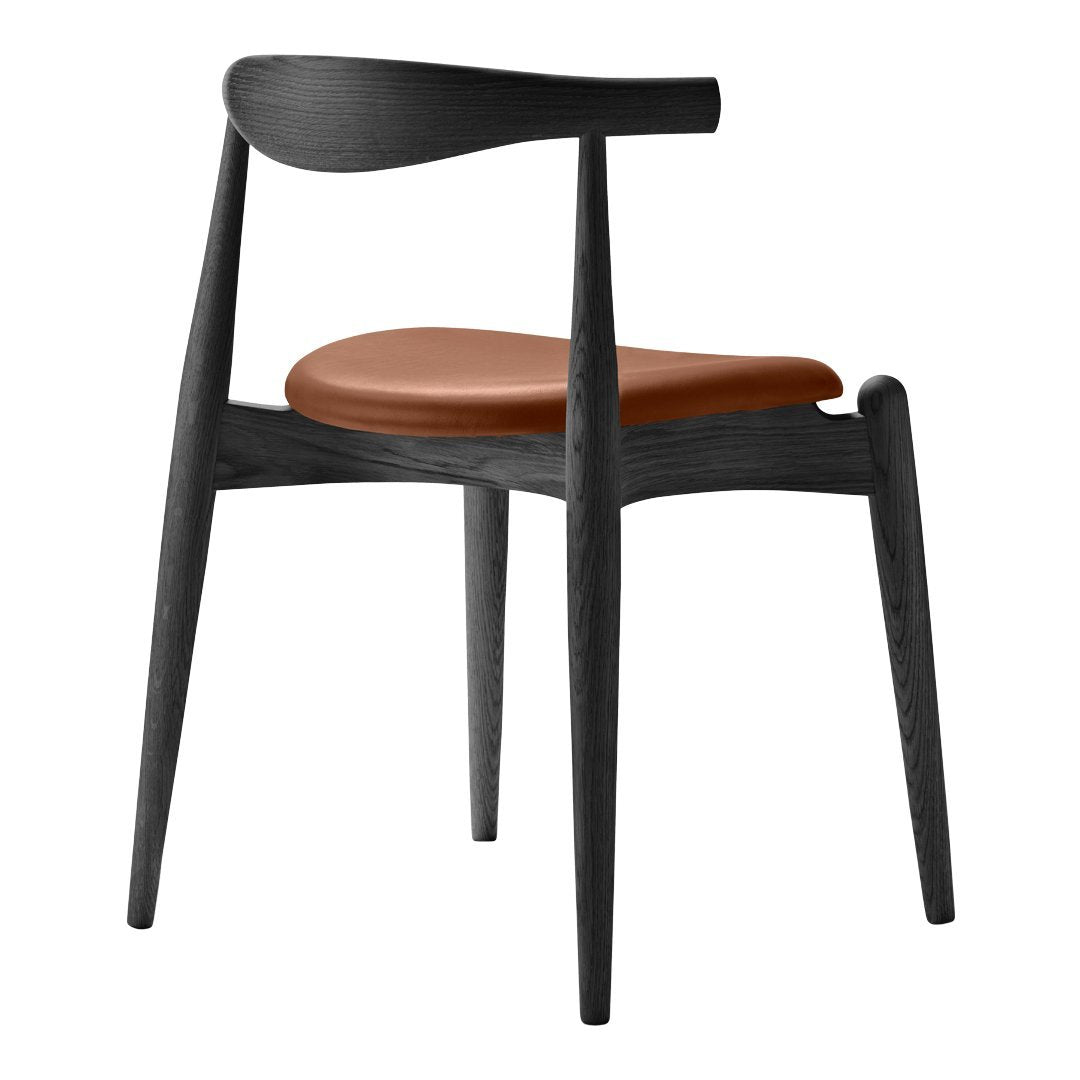 CH20 Elbow Chair - Solid Wood Modern Accent Chair for Living Room, Bedroom, or Office - Comfortable & Stylish Seating for Relaxing, Reading, or Working