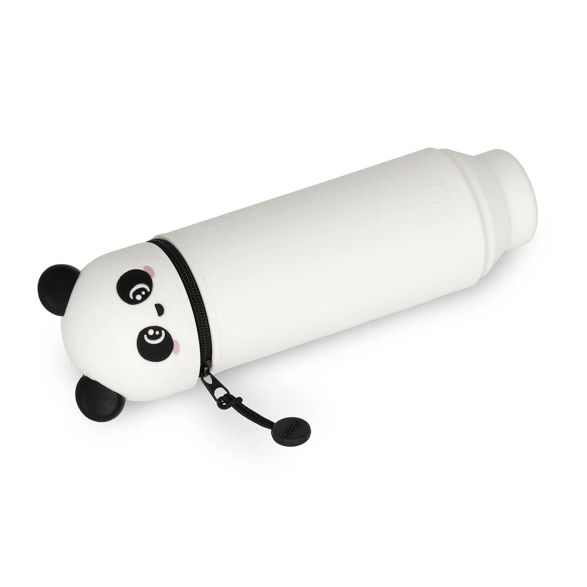 2 in 1 Cute Panda Silicone Pencil Case for School & Office - Kawaii Stationery Organizer for Pens, Markers, and Art Supplies - Perfect for Students, Teachers, and Artists