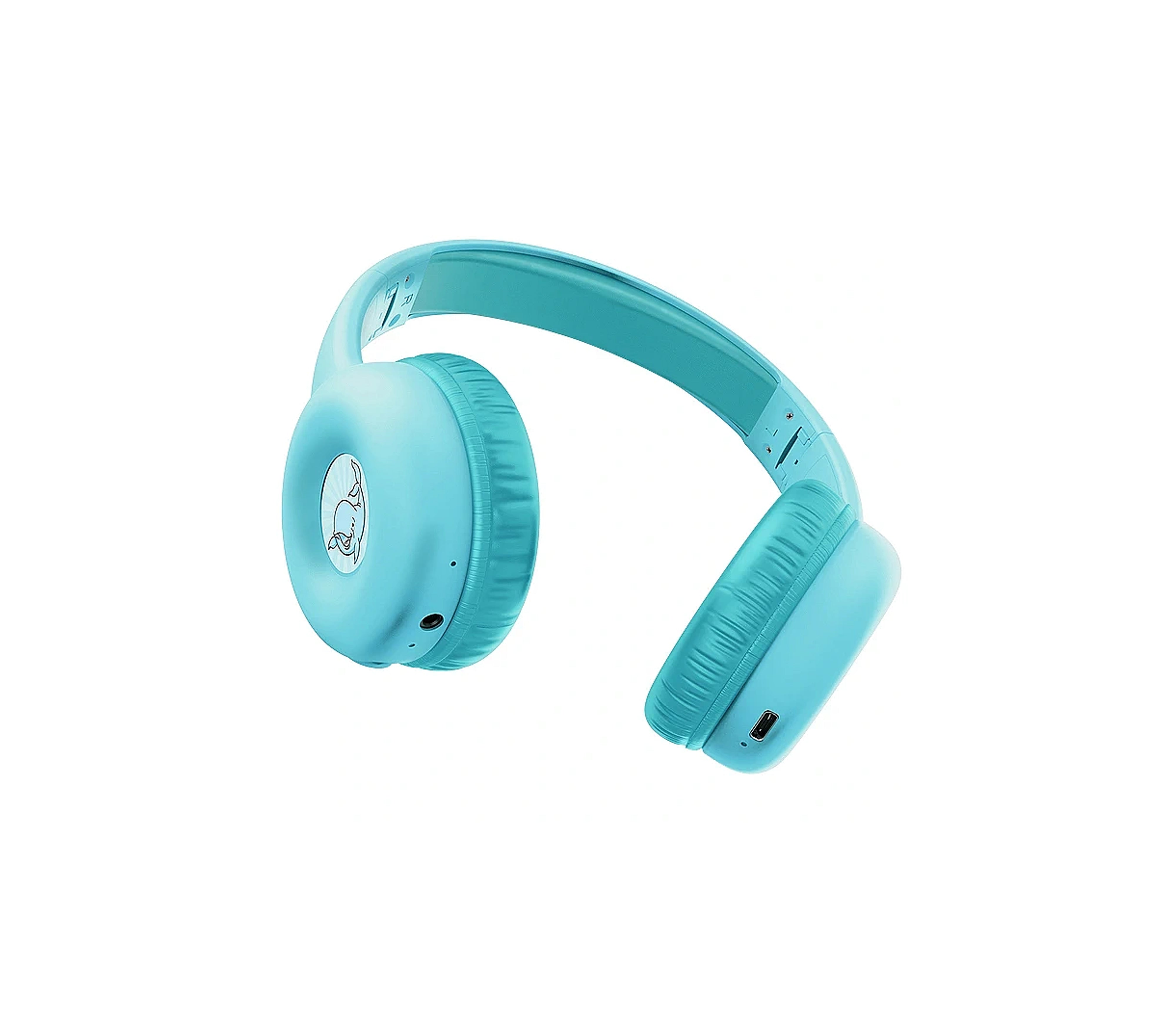 Rechargeable Bluetooth Headphones Nouna Blue Trust - Wireless Earbuds for Running, Gym & Travel