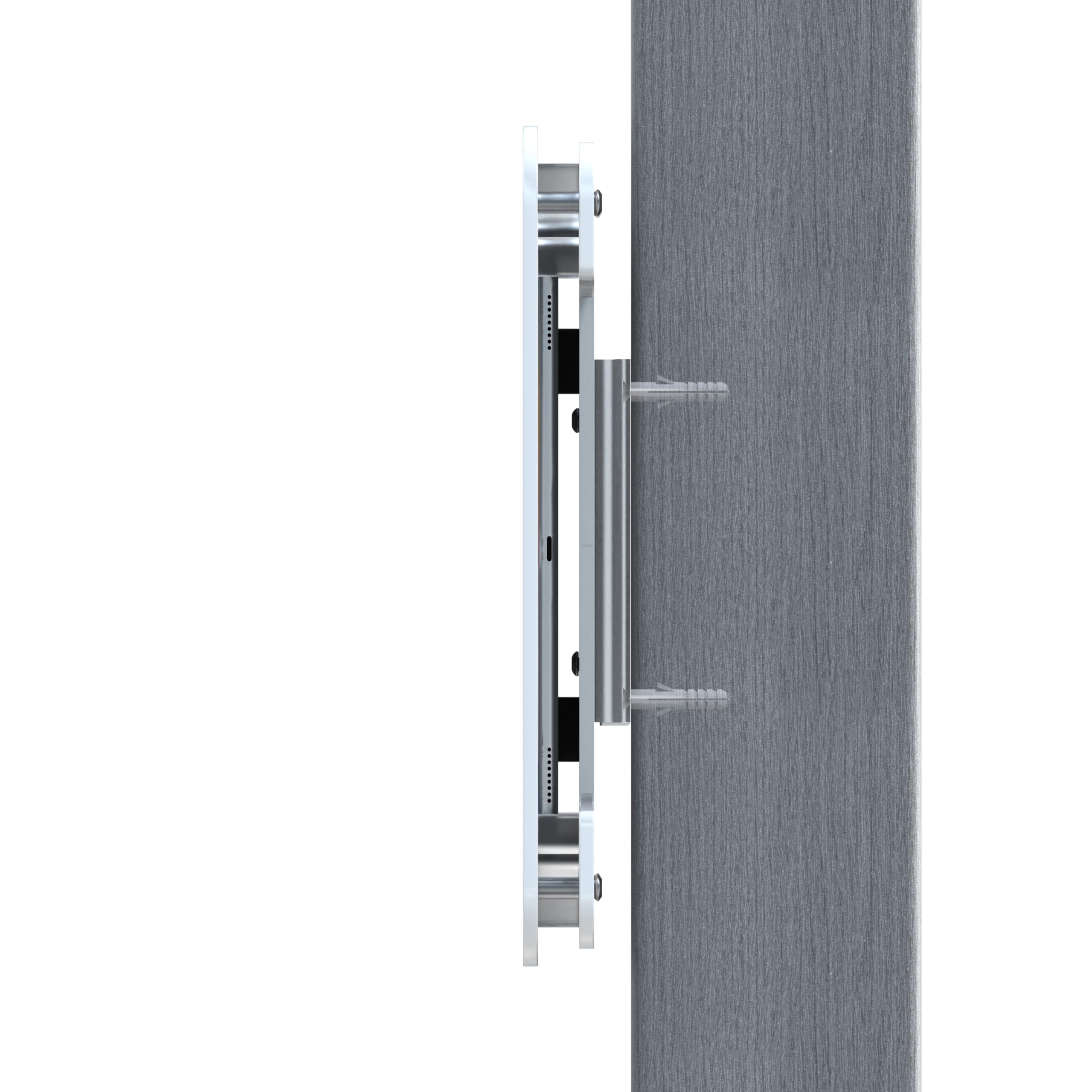 Secure Acrylic iPad Wall Mount Bracket - Anti-Theft Enclosure for iPad 10.2