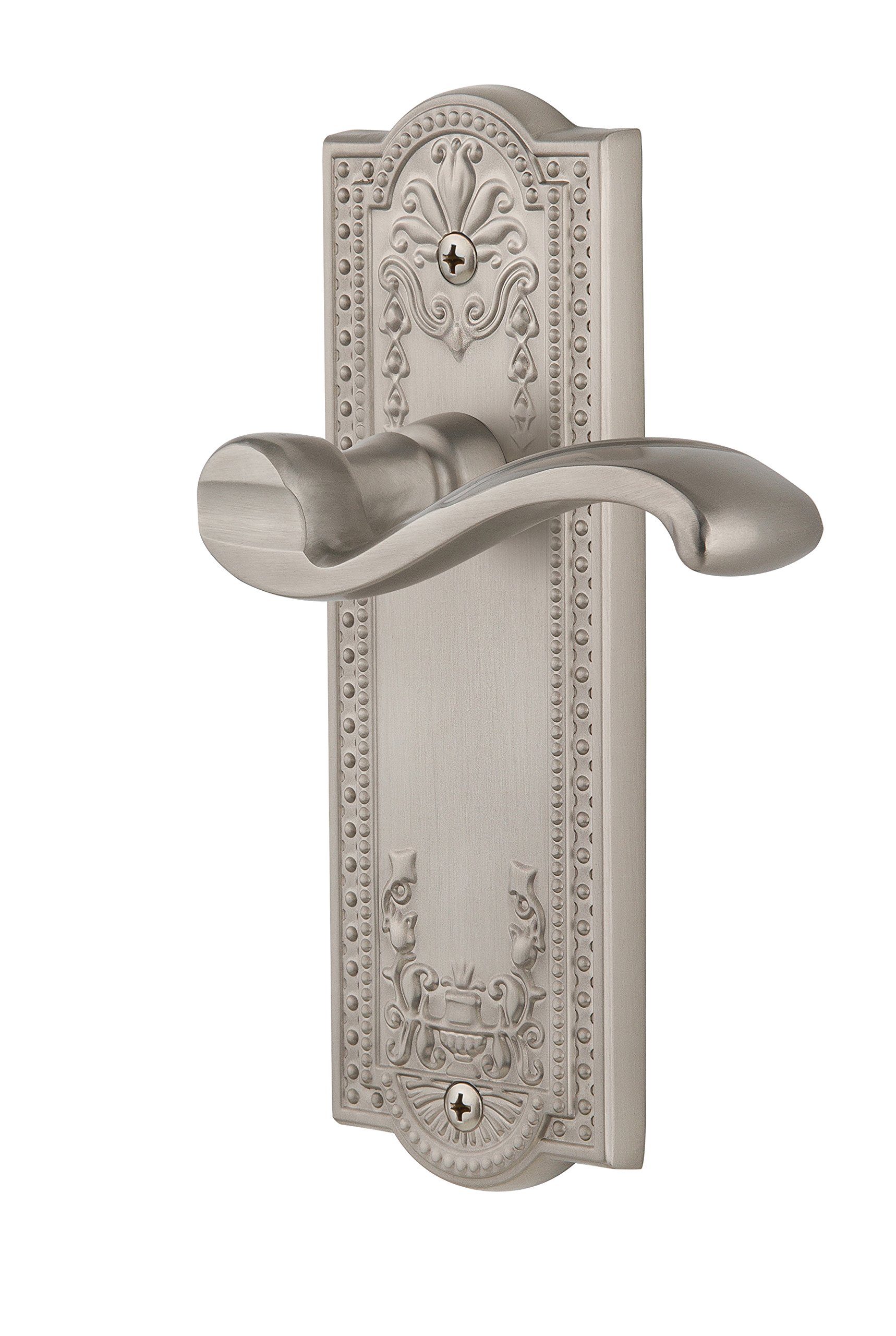 Grandeur 821353 Satin Nickel Parthenon Privacy Door Lever - 2.375