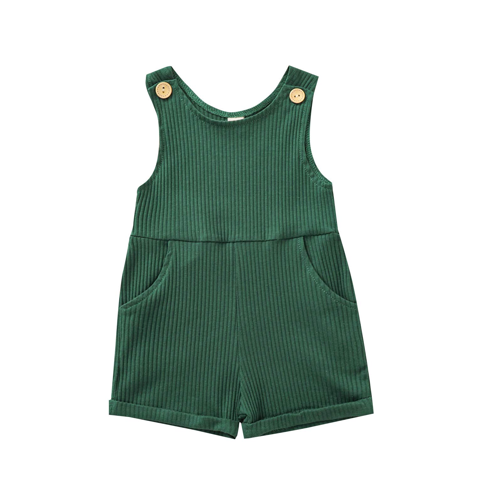 Newborn Baby Jumpsuit Rompers - Soft Cotton Sleeveless Summer Outfits for Toddler Boys & Girls | Perfect for Playtime, Beach & Outdoor Activities