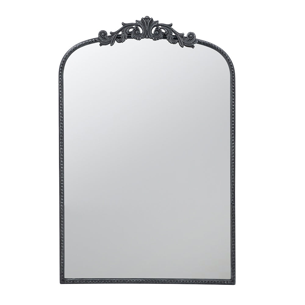 Ornate Metallic Wall Mirror with Acanthus Leaf Design - 61x92cm, Ready to Hang - Perfect for Living Room, Bedroom & Entryway Decor