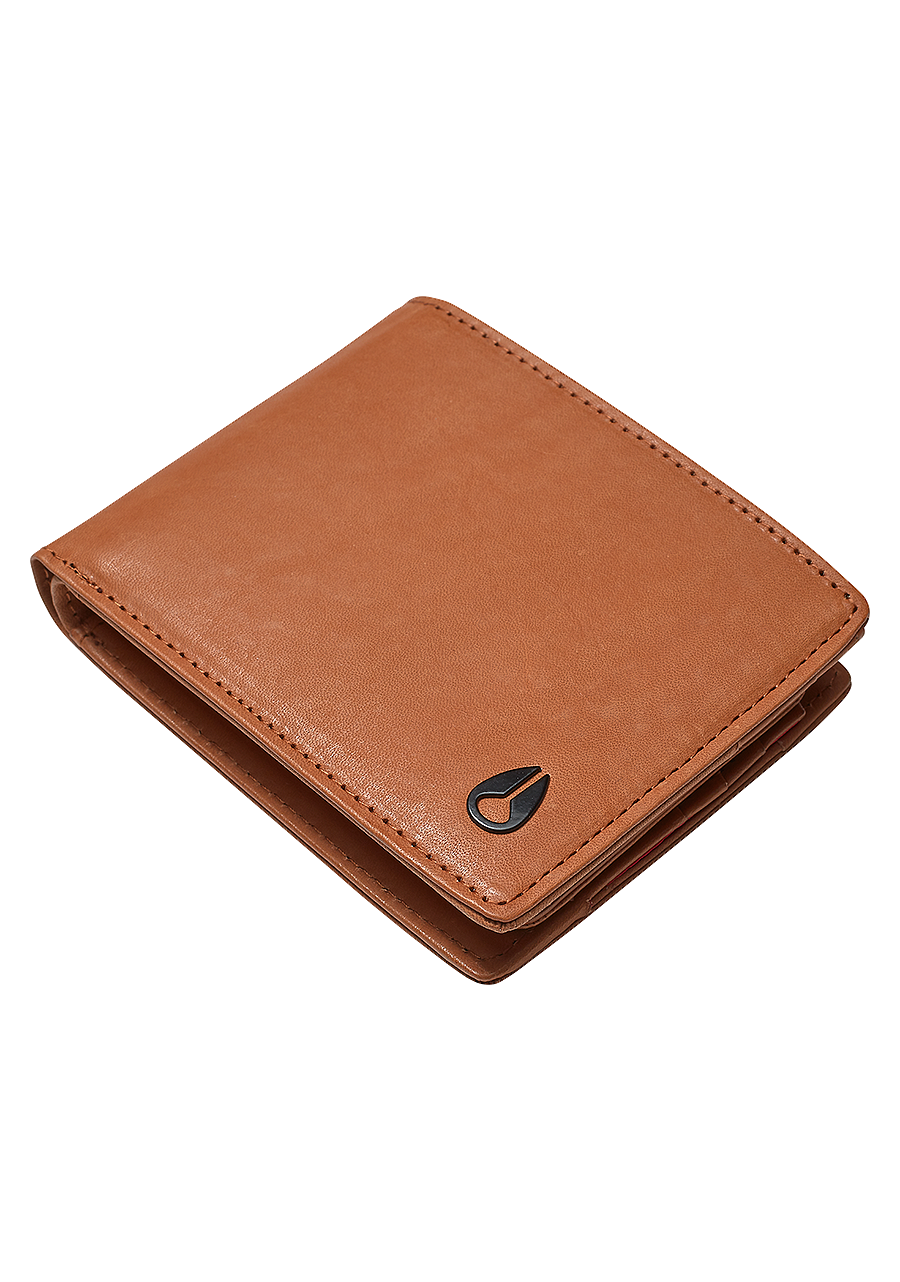 Premium Genuine Leather Wallet for Men - Classic Saddle Design | Slim RFID Blocking Bifold Wallet for Everyday Use & Travel