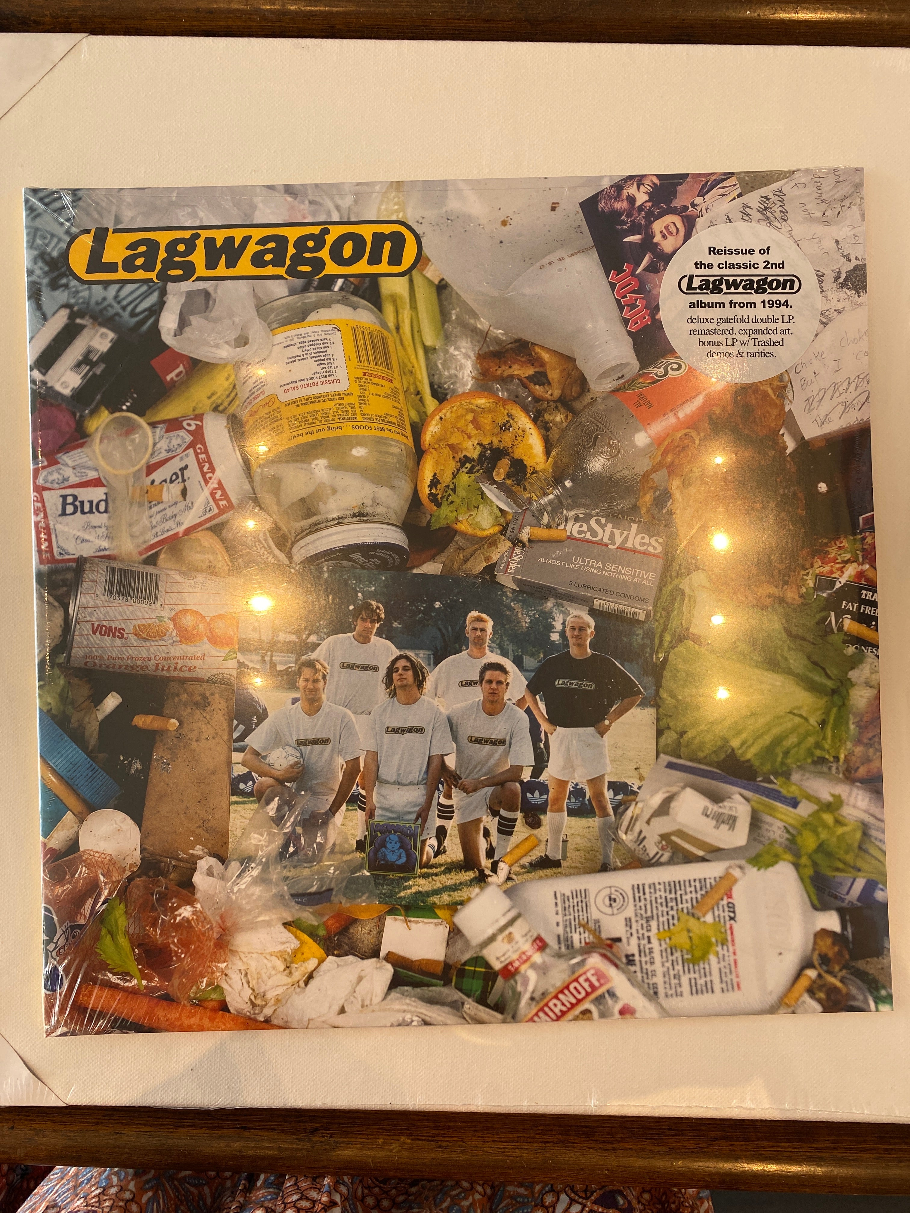 Lagwagon Trashed Vinyl LP Record - Punk Rock Music Album for Collectors & Fans | Perfect for Home Listening & Gifts