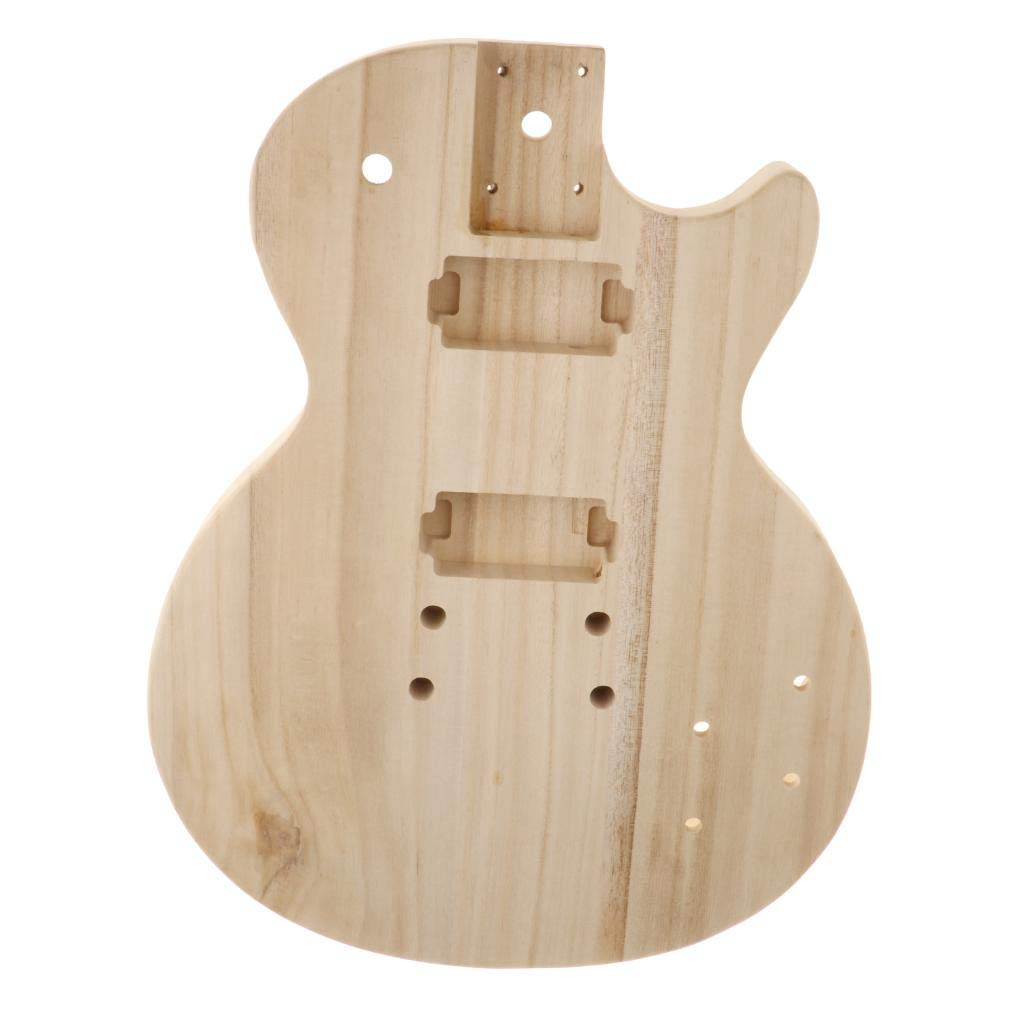 Unfinished Electric Guitar Body - Hollow Maple DIY Guitar Kit for ST Style Custom Builds | Perfect for DIY Projects, Luthier Work & Custom Guitar Modifications