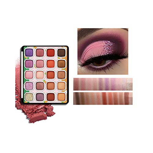 20 Shades Highly Pigmented Eyeshadow Palette - Matte & Shimmer Makeup Set for Halloween, Cosplay, Festival & Stage Makeup | Long-lasting Professional Eye Shadow Kit for Dramatic & Everyday Looks (N2 #)