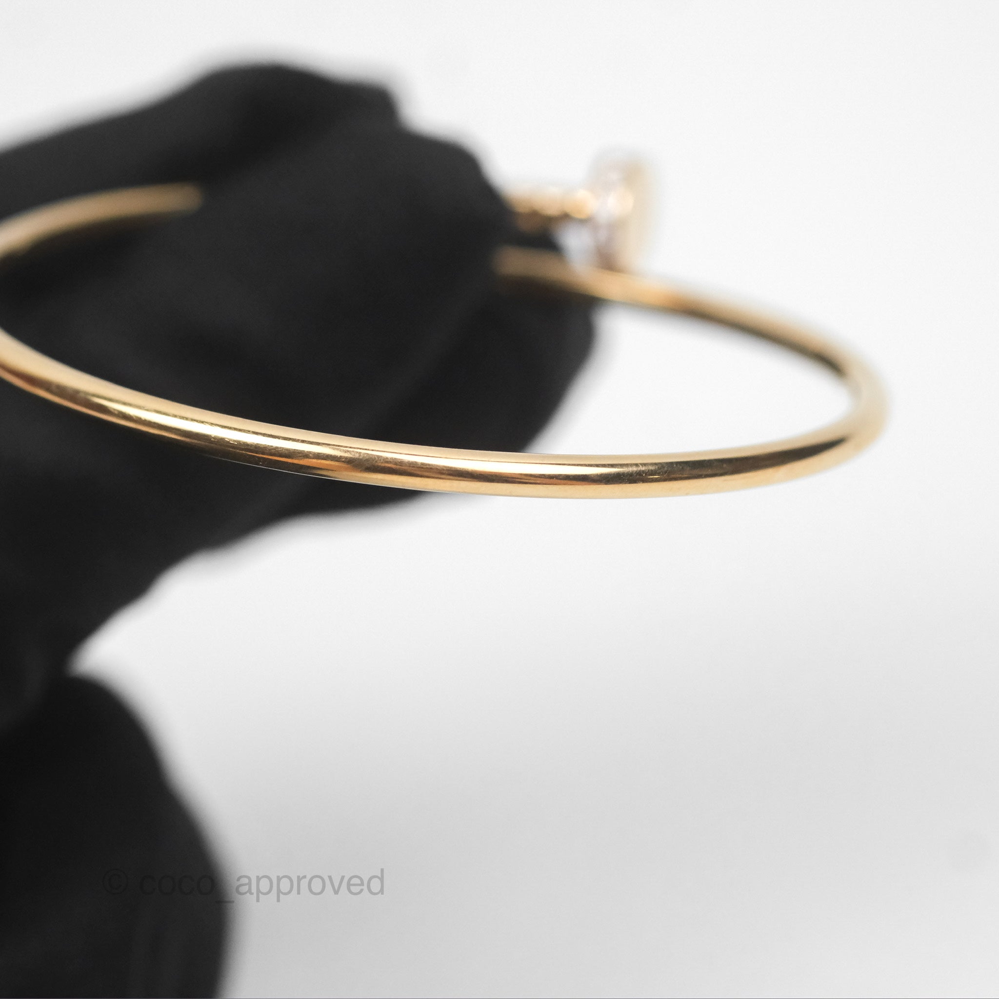 Cartier Small Juste Un Clou Bracelet 18K Pink Gold Diamond - Luxury Nail Bracelet for Women, Elegant Jewelry Gift for Anniversary & Special Occasions