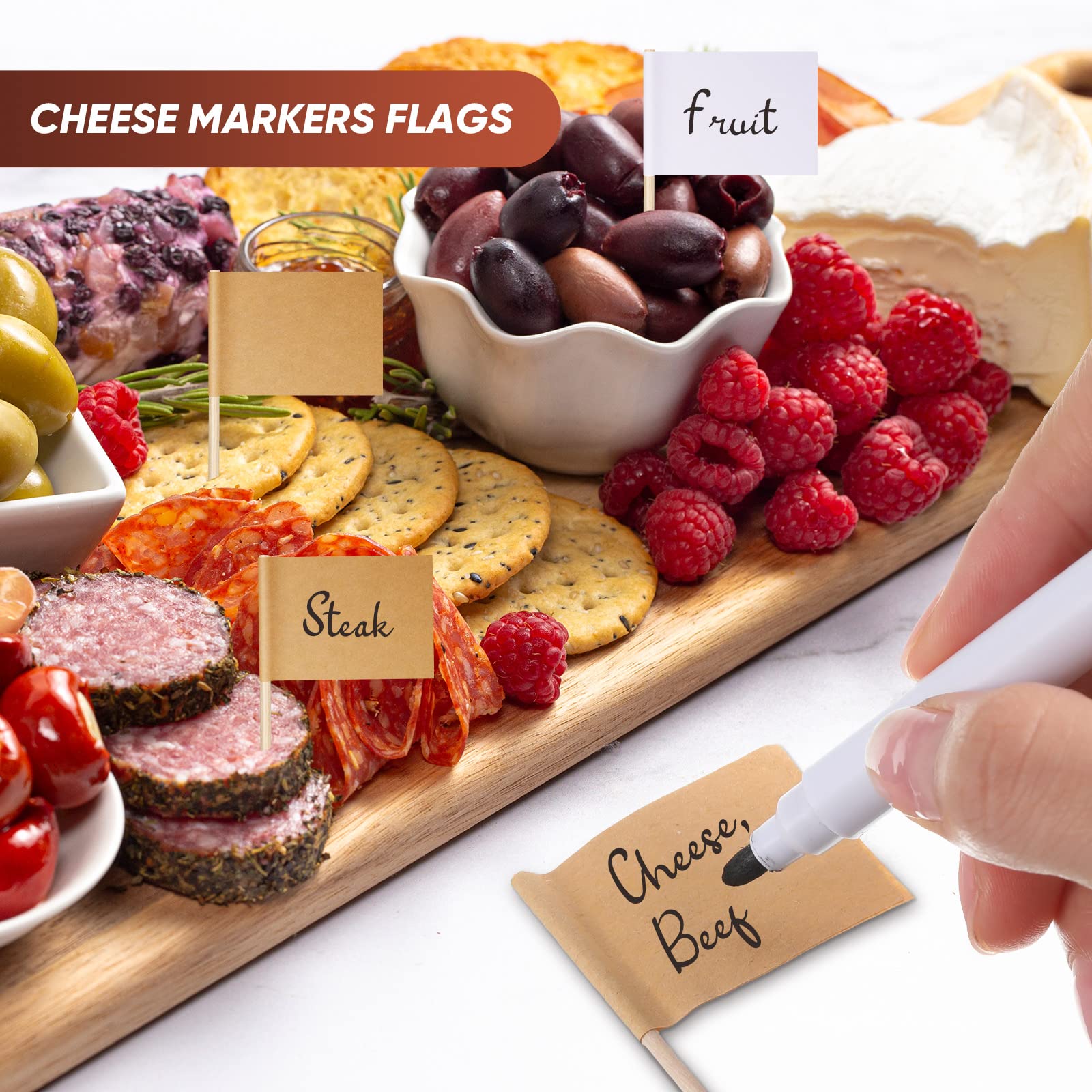 Premium Stainless Steel Cheese & Butter Spreader Knives Set - Charcuterie Board Accessories with Mini Serving Tongs, Spoons & Forks - Rainbow Color Appetizer & Pastry Utensils for Parties, Picnics & Entertaining