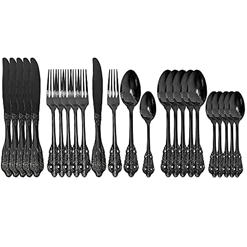 24Pcs Black