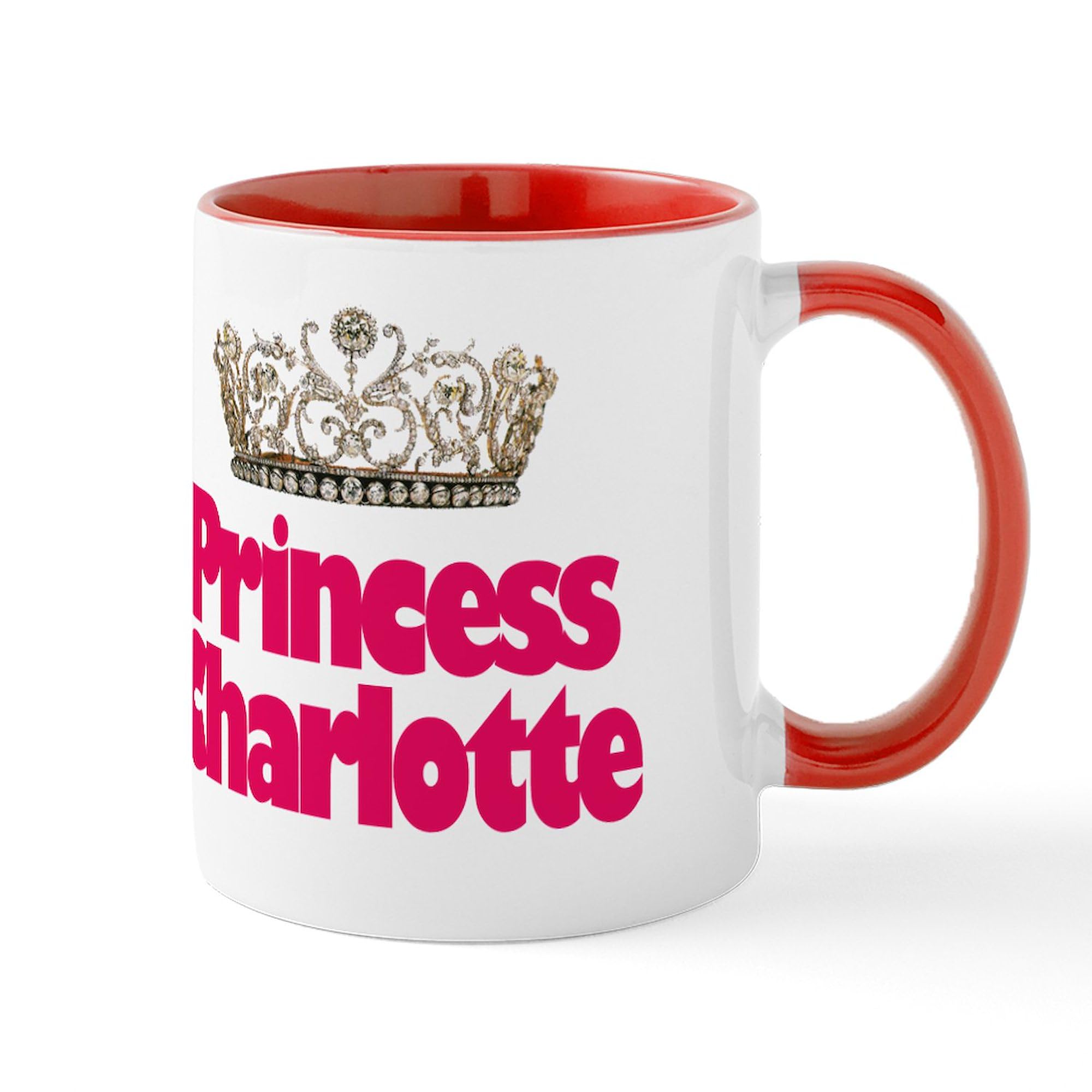 Princess Charlotte Ceramic Coffee Mug 11 oz (325 ml) - Perfect for Tea, Hot Chocolate & Office Use - Cute Gift for Royal Fans
