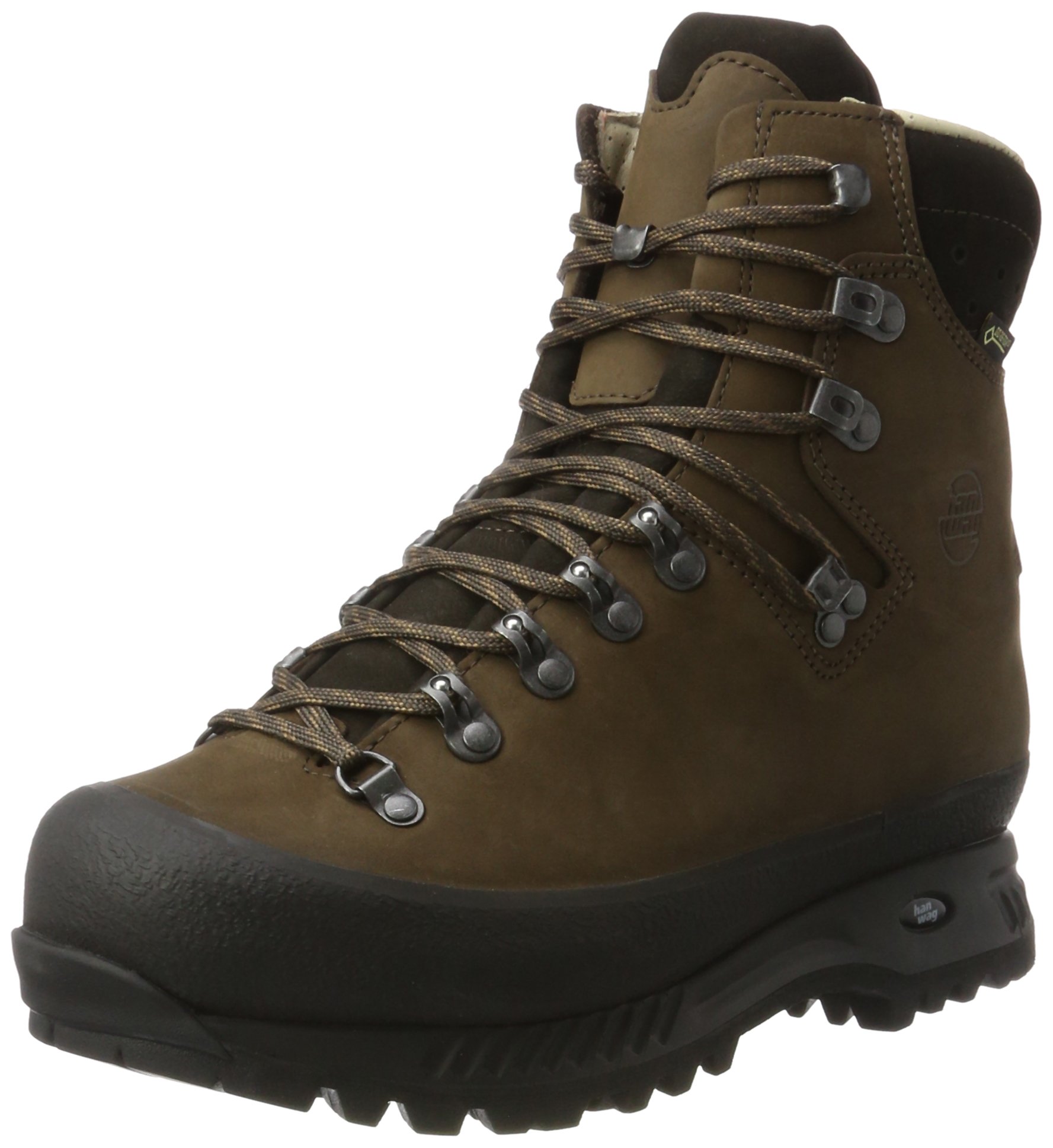 Hanwag Men's Alaska Wide GTX Hiking Boots - Waterproof Trekking & Hiking Shoes for Outdoor Adventures - Perfect for Mountain Climbing, Backpacking & Trail Walking