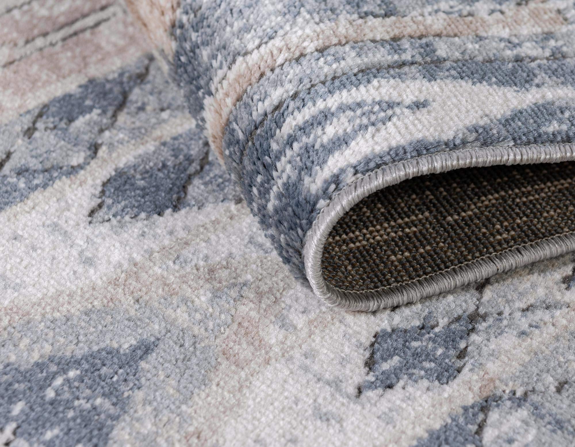 Premium Navy Blue Low-Pile Area Rug 10' x 13' - Soft & Durable Oregon Collection Rug for Living Room, Dining Room, Open Floor Plans | Perfect for High-Traffic Areas, Home Decor & Family Gatherings