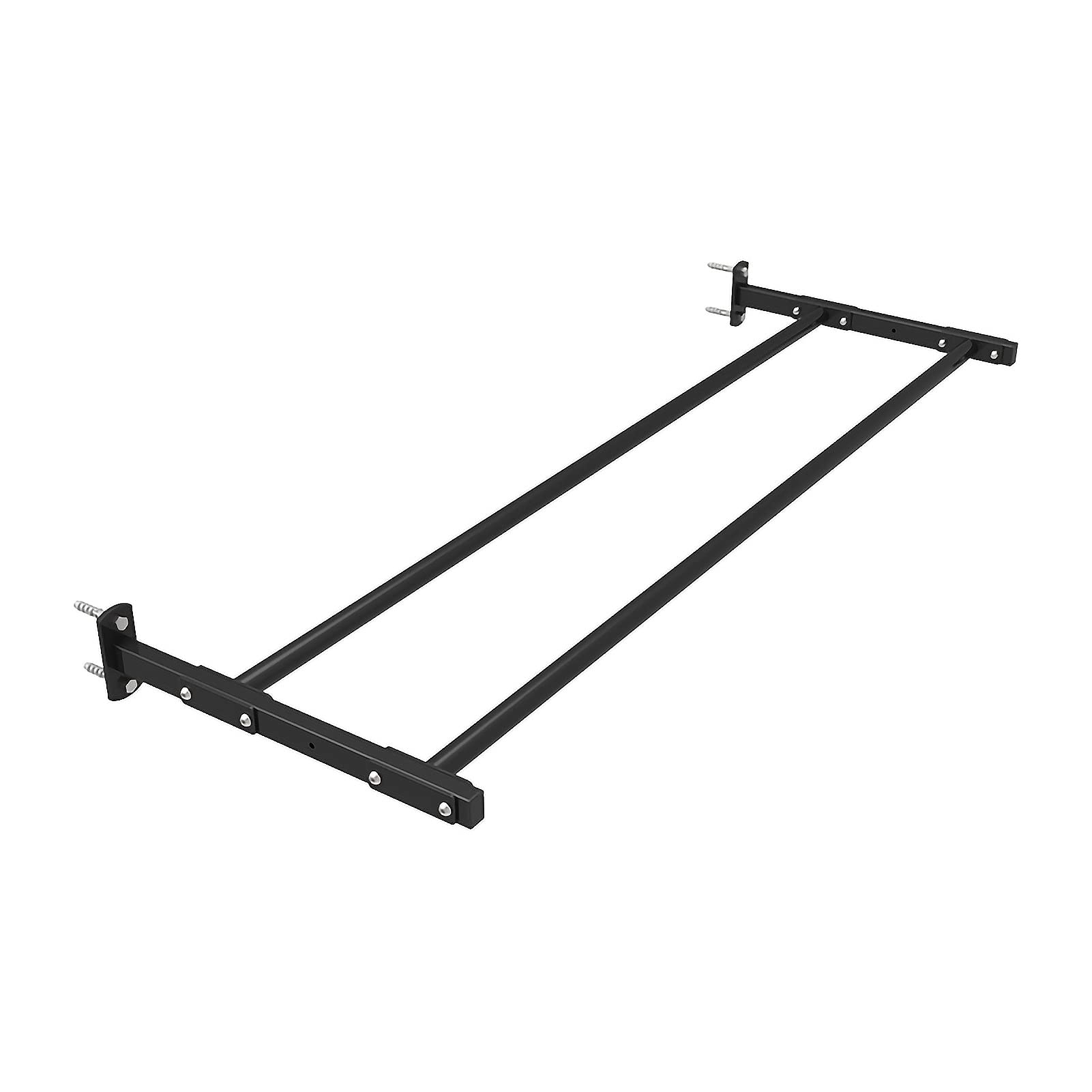 Wall-Mounted Metal Ball Storage Rack - Heavy Duty Sports Ball Holder for Basketball, Soccer, Football, Volleyball & Exercise Balls - Space Saving Wall Organizer for Garage, Gym & Playroom (Black)