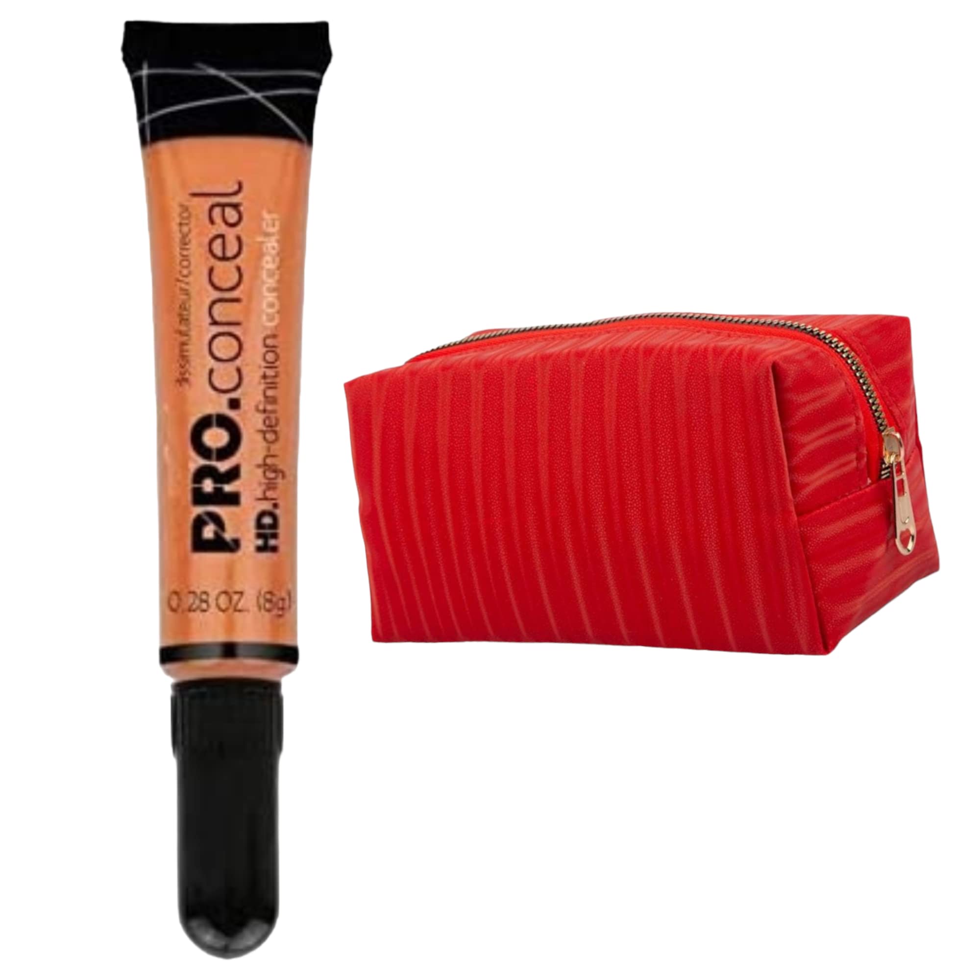 Bridester Orange Color Corrector Oil Concealer - Matte Finish, 8g | Neutralize Dark Circles & Blemishes for Flawless Makeup
