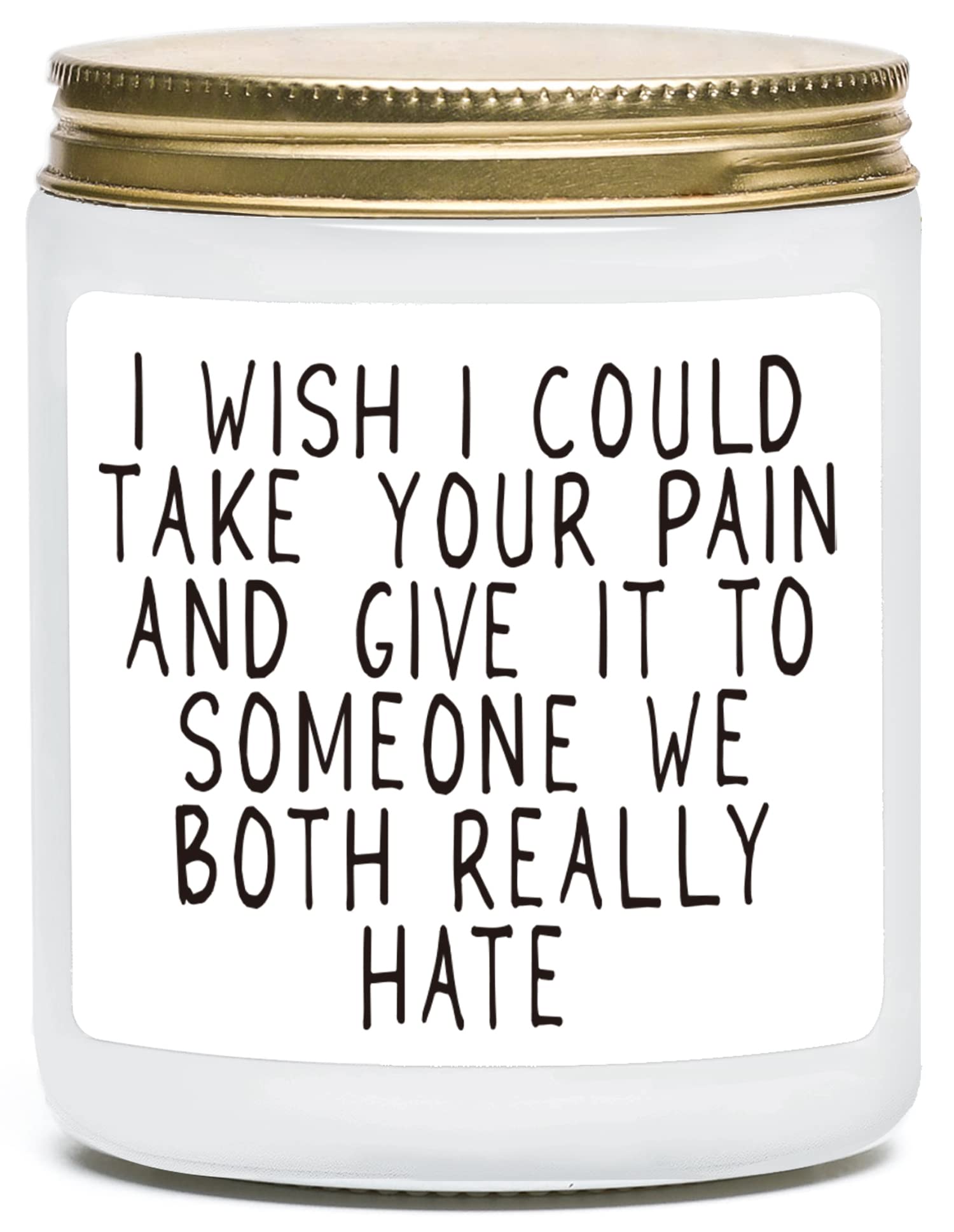 Healing Vanilla & Lavender Scented Soy Candle - Get Well Soon Gift for Women, Post-Surgery Recovery Present for Her & Friends - Relaxing Aromatherapy Candle with Natural Crystals | Perfect for Stress Relief, Meditation, and Creating a Soothing Home Atmosphere