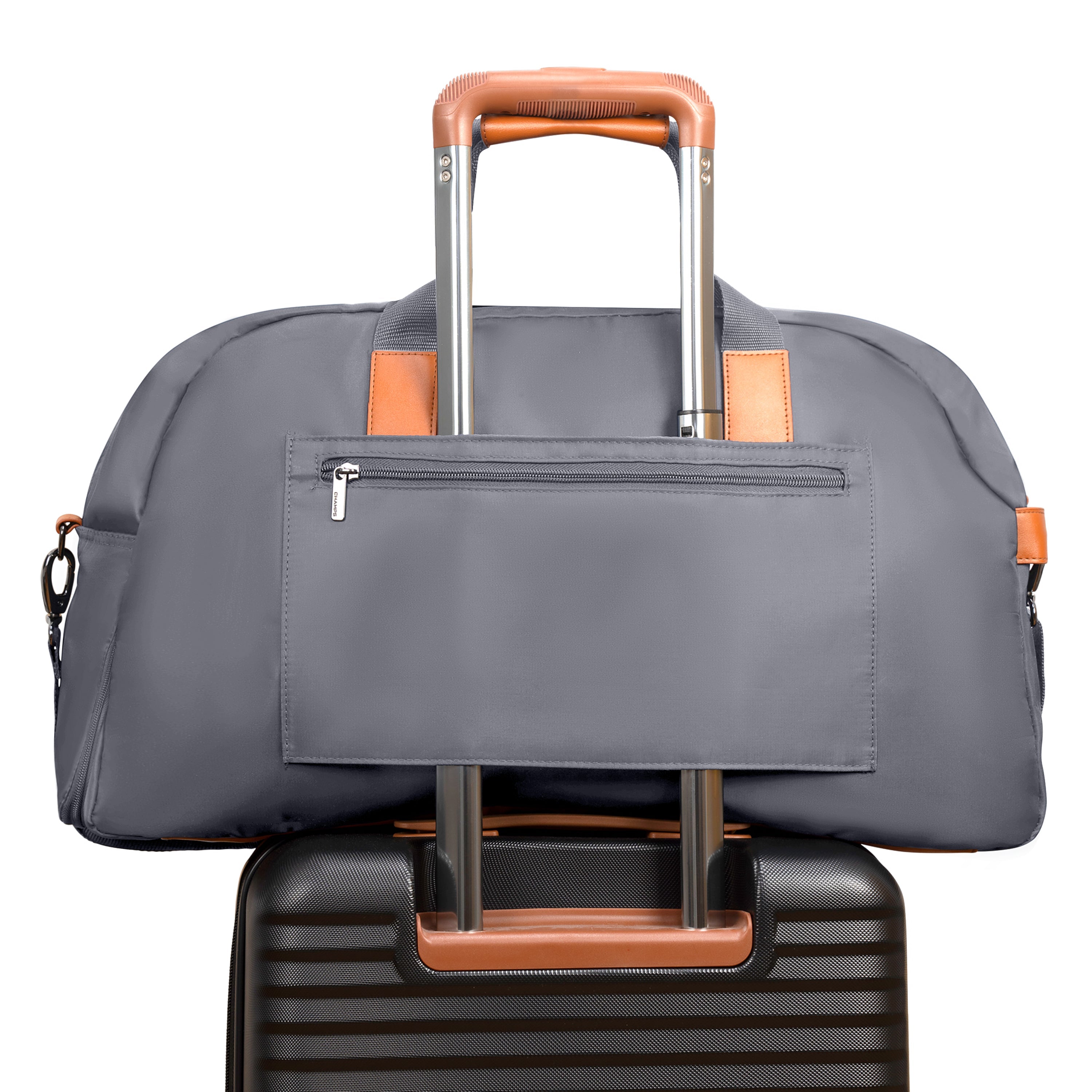 Vintage Weekender Duffle Bag for Travel, Gym & Weekend Getaways - Water-Resistant Carry-On Luggage with Spacious Storage