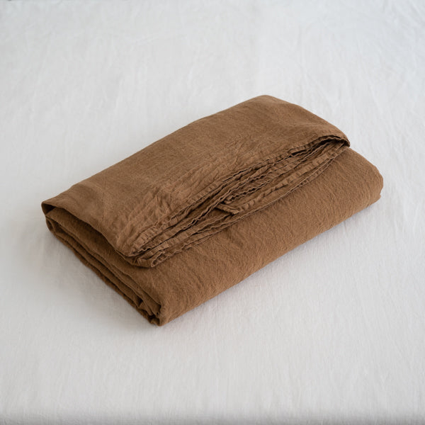 Premium Linen Flat Sheet - 100% Natural Breathable Bed Sheet for Comfortable Sleep | Ideal for Home, Hotel, and Airbnb Use