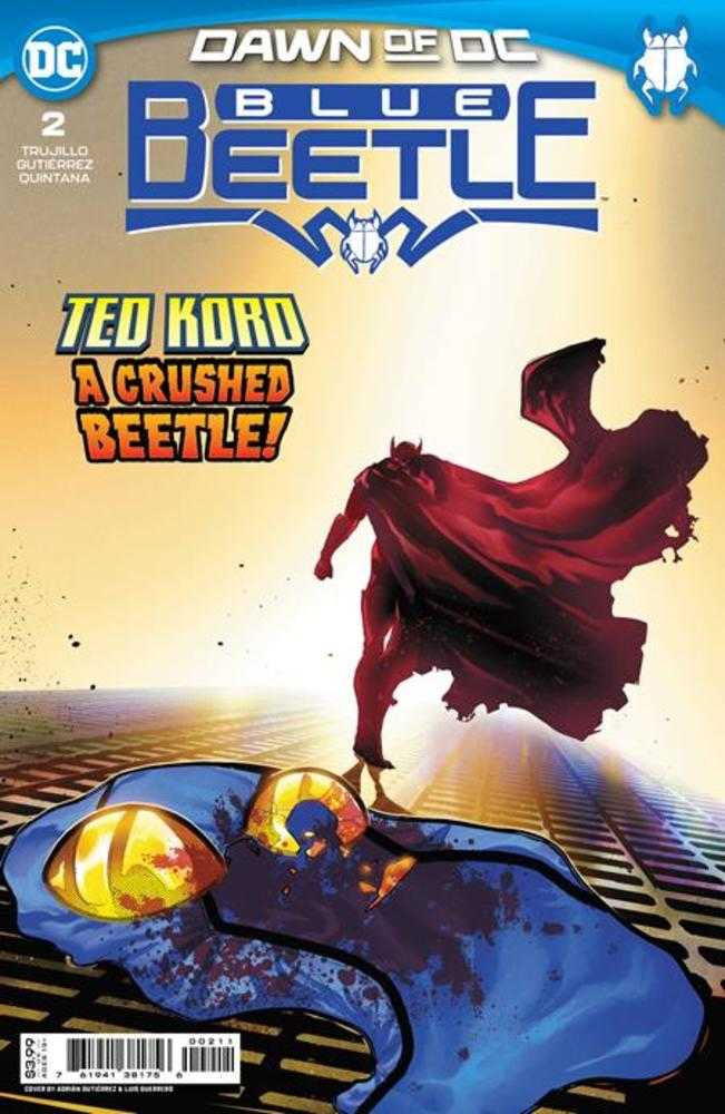 Blue Beetle #2 Comic Book - Cover A by Adrian Gutierrez | DC Superhero Collectible for Fans & Readers | Perfect for Gifts, Displays & Comic Book Collections