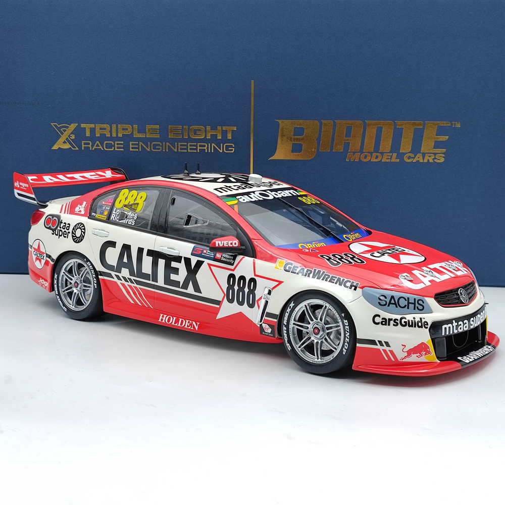 1:12 Scale Holden VF Commodore Team Vortex 2017 Sandown 500 Retro Round B12H17S Diecast Model Car - Collectible Resin Toy for Adults, Perfect Gift for Racing Fans & Car Enthusiasts - Ideal for Display, Racing Collections, and Nostalgic Home Decor
