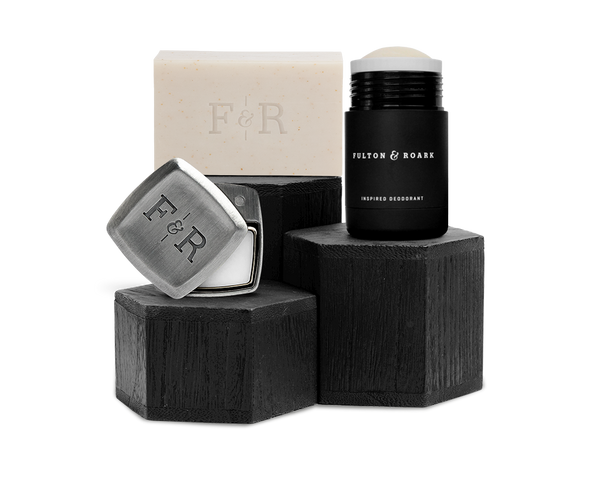 Fulton & Roark The Essentials Bundle - Fragrance, Deodorant & Soap Set for Men | Blue Ridge Scent | Perfect for Travel, Gym & Daily Grooming Routine