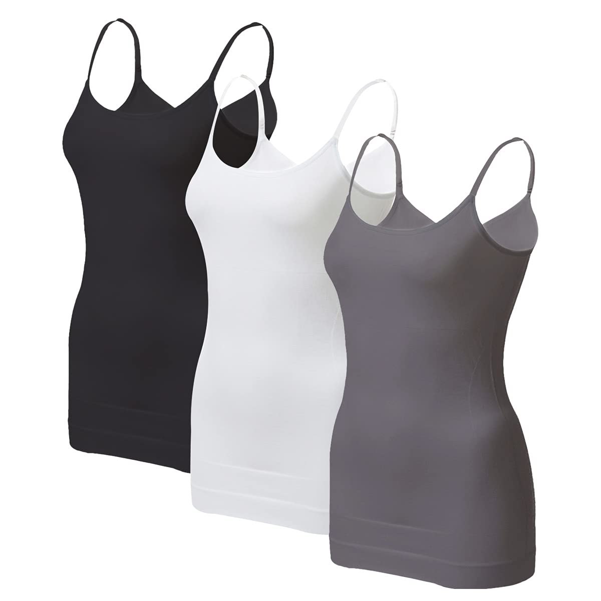 EUYZOU Women's Tummy Control Shapewear Tank Tops - Seamless Body Shaper Compression Top for Slimming & Smoothing - Perfect for Dresses, Workouts & Everyday Wear