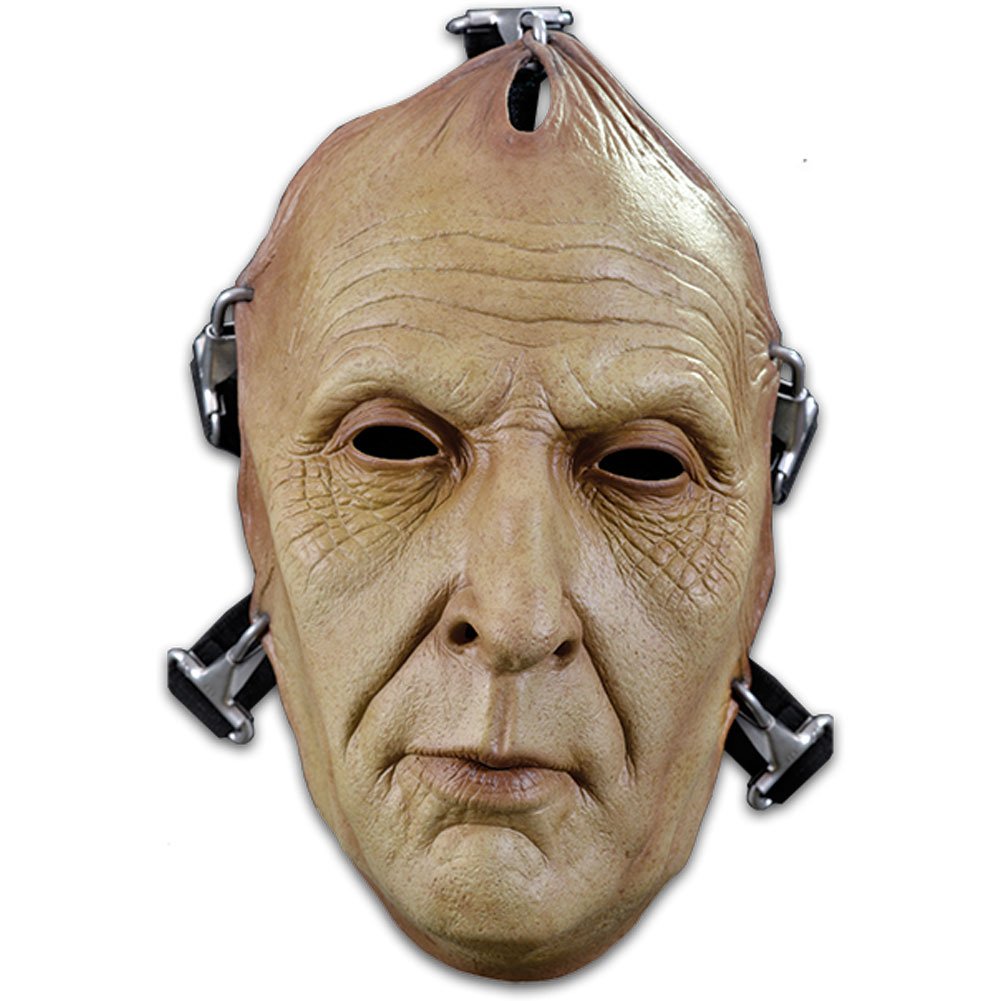 Trick or Treat Studios Men's Saw-Jigsaw Death Face Mask - Halloween Horror Costume Mask for Cosplay, Scary Parties & Movie Nights