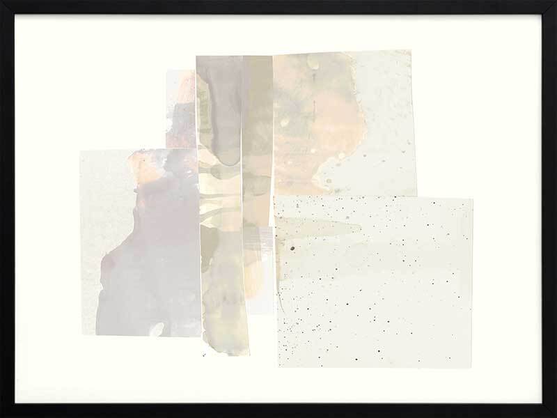 Falling Free Framed Art Print - Modern Wall Decor for Living Room, Bedroom & Office - Ready to Hang Canvas Painting for Home Decor