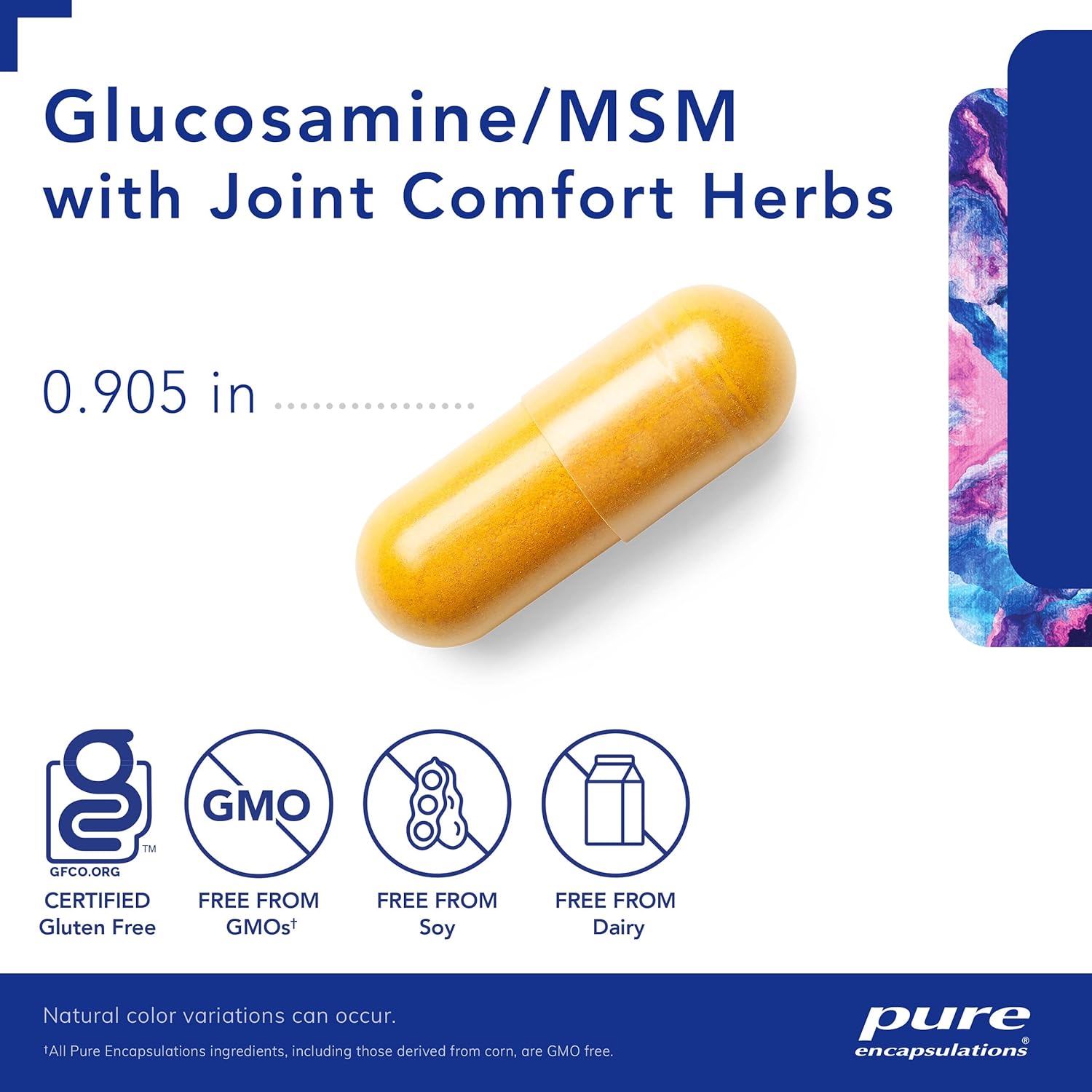 Pure Encapsulations Glucosamine & MSM Supplement with Joint Comfort Herbs - Supports Joint Health & Mobility for Active Lifestyles