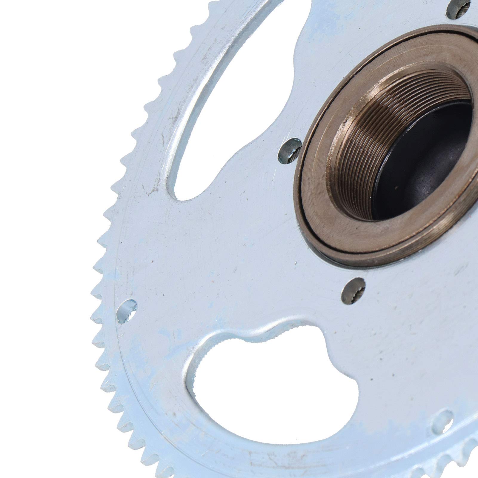 Dilwe Freewheel Sprocket 25H 80T Crankset - Electric Bike Conversion Kit Accessory for DIY E-Bike Modification | Perfect for Motorized Bicycle Upgrades & Electric Scooter Conversions