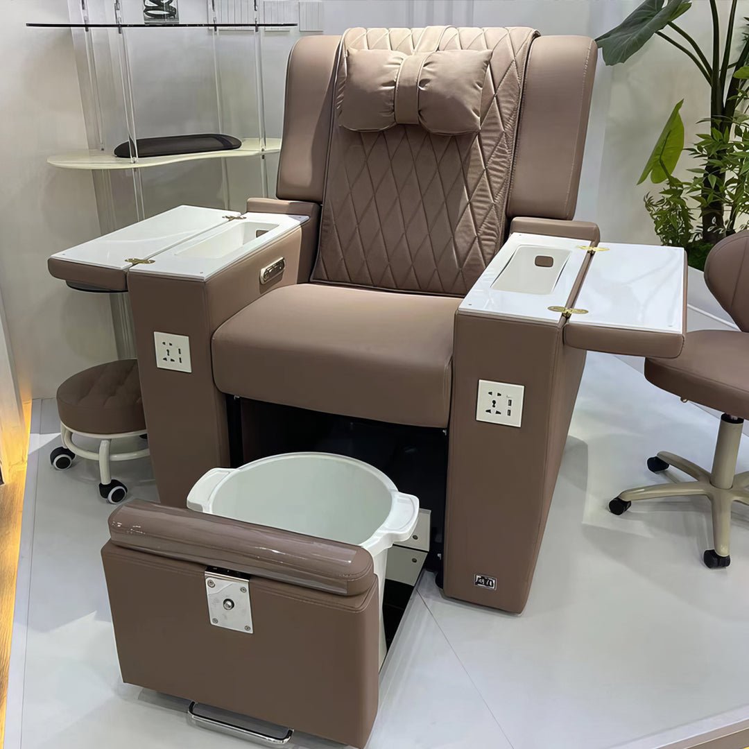 Bella Advanced Massage Pedicure Chair - No Plumbing Required | Professional Salon & Spa Equipment for Relaxing Foot Care & Nail Services