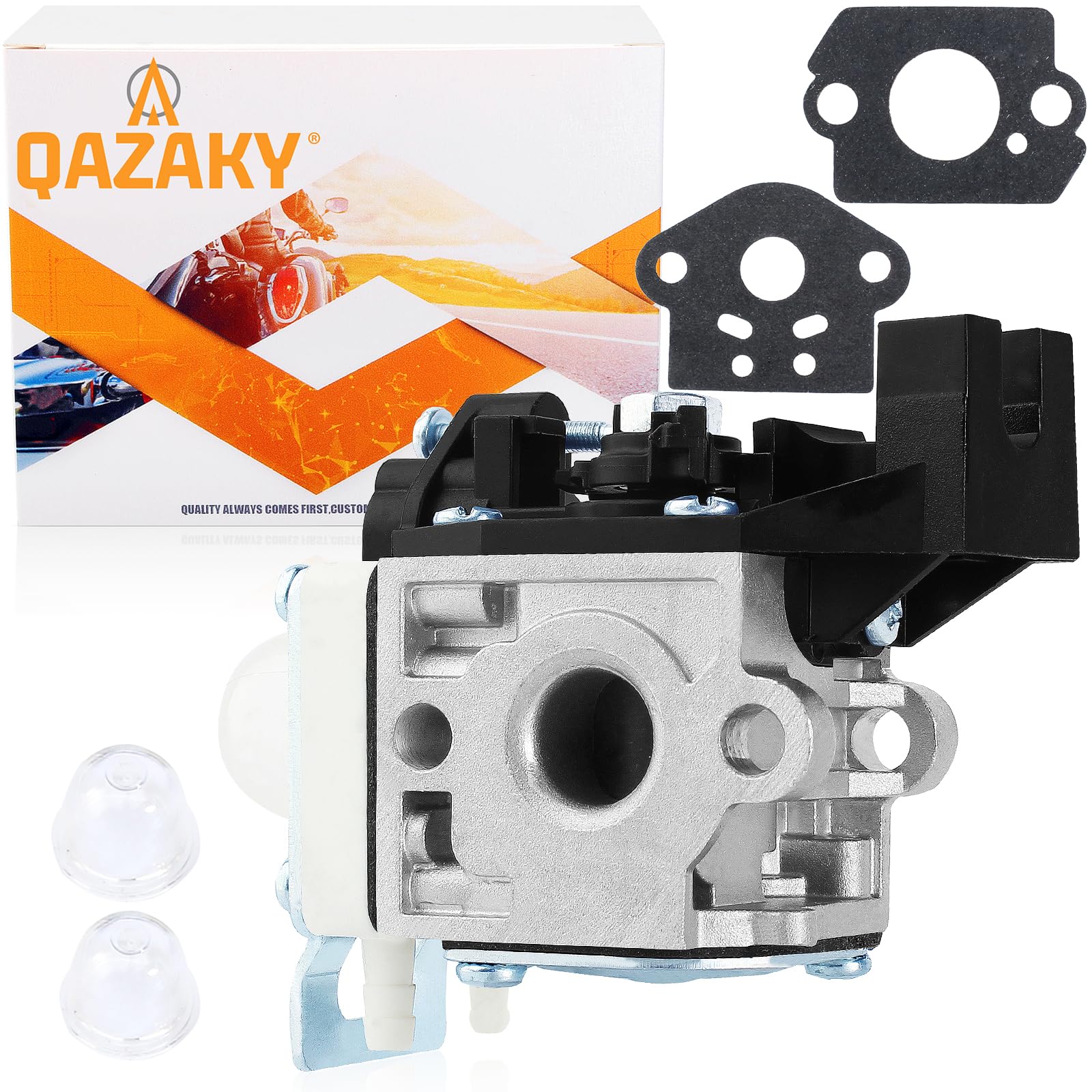 Zama RB-K92 RB-K92A Carburetor with Gasket & Primer Bulb - Compatible with Echo, Shindaiwa HCR-161ES, HRC-171ES, HC152, DH232, DH235, HT232 Hedge Trimmers - Replacement Part A021001671, A021001672, A021001673 - Perfect for Lawn Maintenance & Landscaping Tools