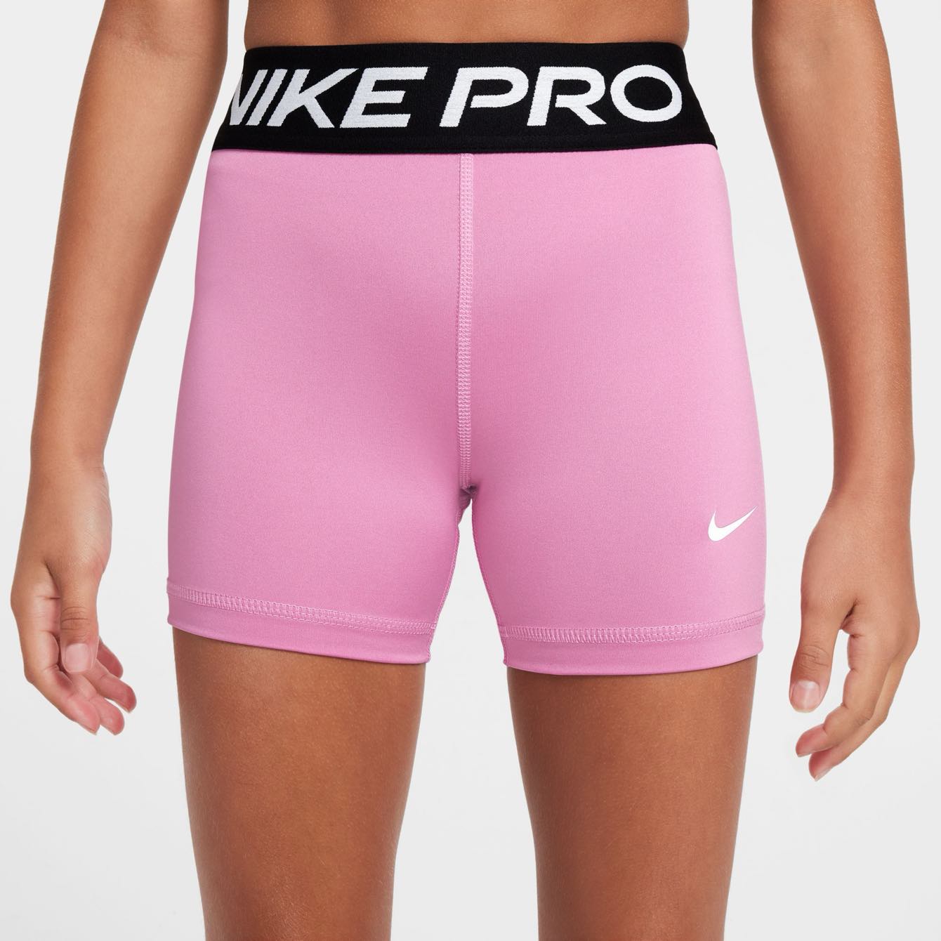 Nike Pro Older Girls' Athletic Shorts - 3-Pack (DA1033-010) - Perfect for Running, Training & Gym Workouts