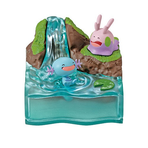 Pokemon World Mysterious Fountain 2-Inch Collectible Toy Figure - Re-Ment Miniature Display for Anime Fans & Home Decor