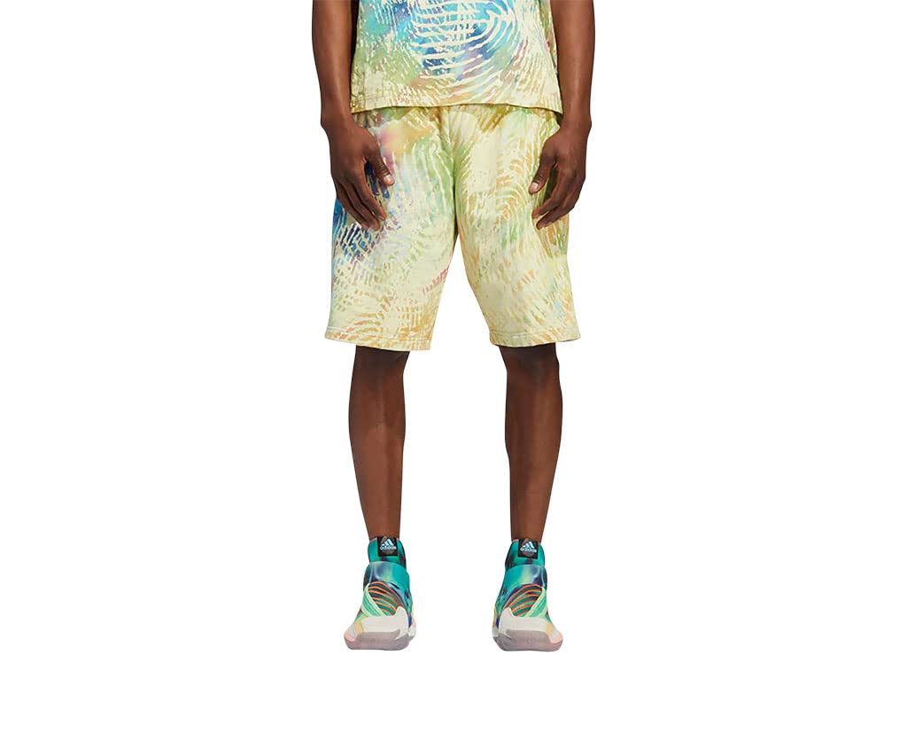 Adidas Men's Tie-Dye Athletic Shorts - Comfortable Workout & Lounge Shorts for Running, Gym, and Casual Wear