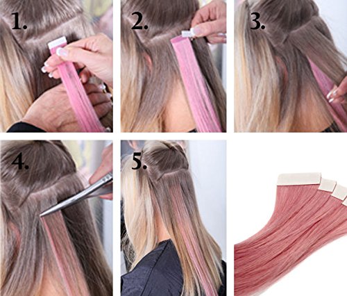 Premium Brazilian Remy Human Hair Extensions 7A Grade - 26 Inch 40Pcs Seamless Tape-in Skin Weft (140g, Dark Brown #02) for Women - Perfect for Daily Wear, Parties & Special Occasions