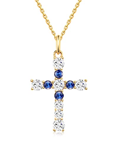 06_Cross_necklace_CZ_Gold_Sapphire