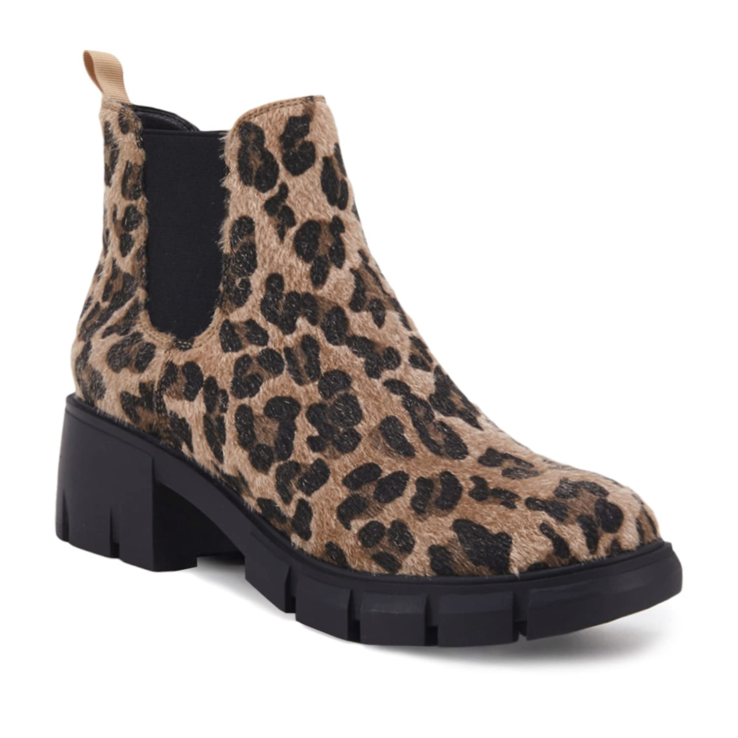 GitHubafuil Women's Chelsea Boots - Fashion Platform Chunky Block Heel Slip-On Combat Ankle Booties | Perfect for Casual Outfits, Work & Winter Style
